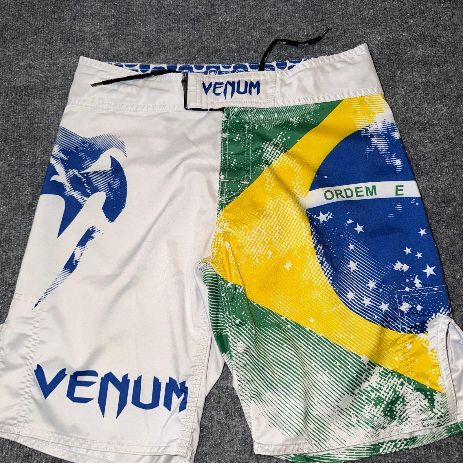 Venus Venum Brazil Jiujitsu MMA Fight Shorts Mens XS VTG Y2K 90s Size US 28 / EU 44 - 2 Thumbnail