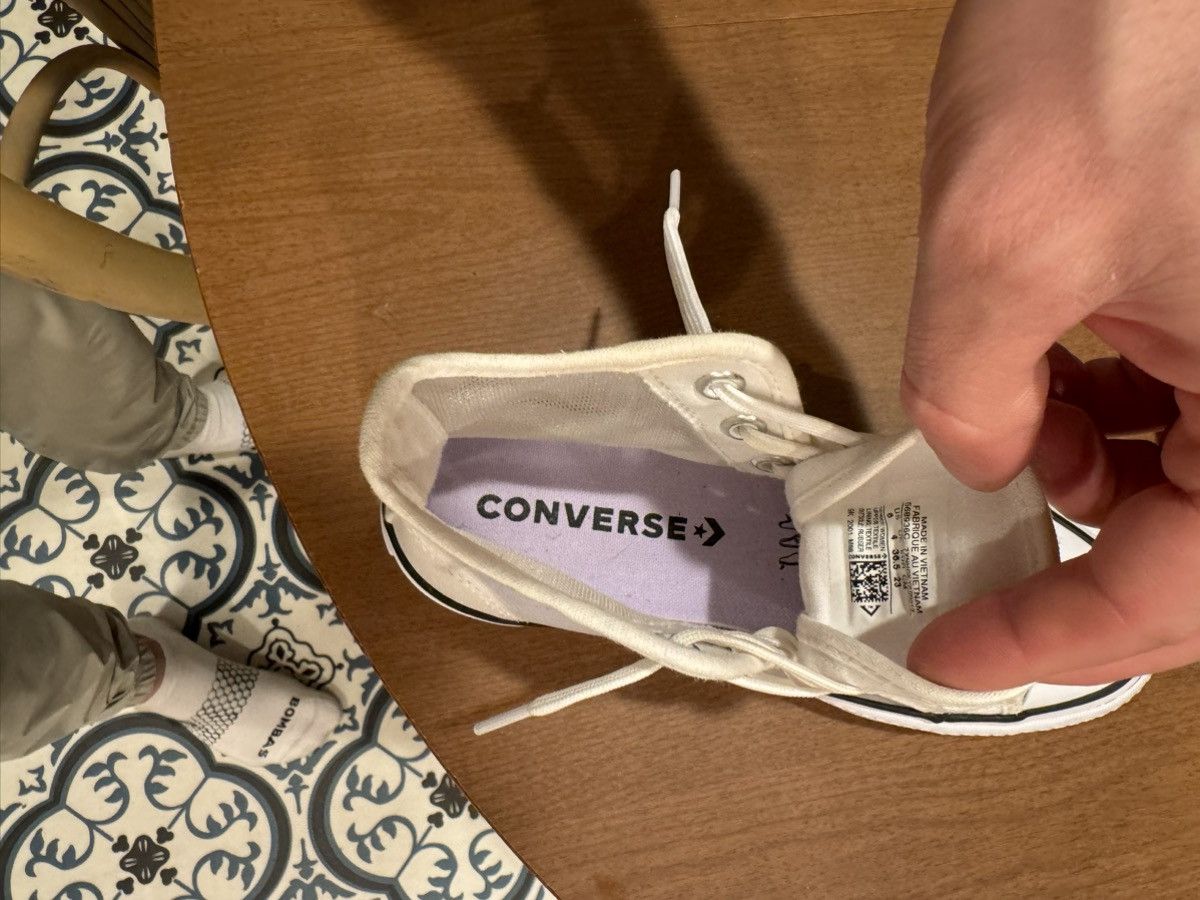Converse White mesh Nike converse women’s size 6 Size US 6 / IT 36 - 6 Thumbnail