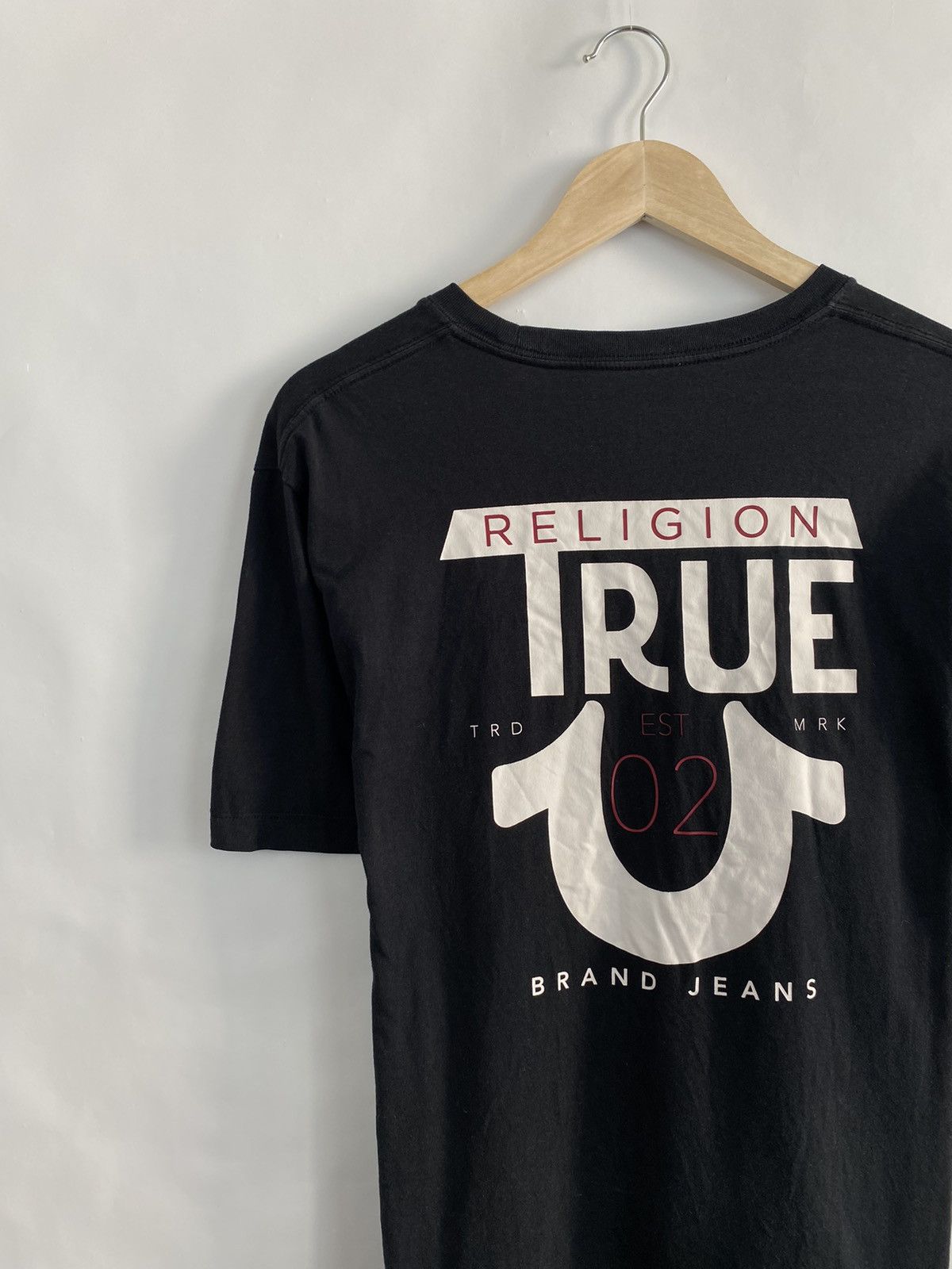 True Religion 🇯🇵 Vintage Y2K True Religion World Tour Big Logo T-Shirt Rare Size US L / EU 52-54 / 3 - 3 Thumbnail