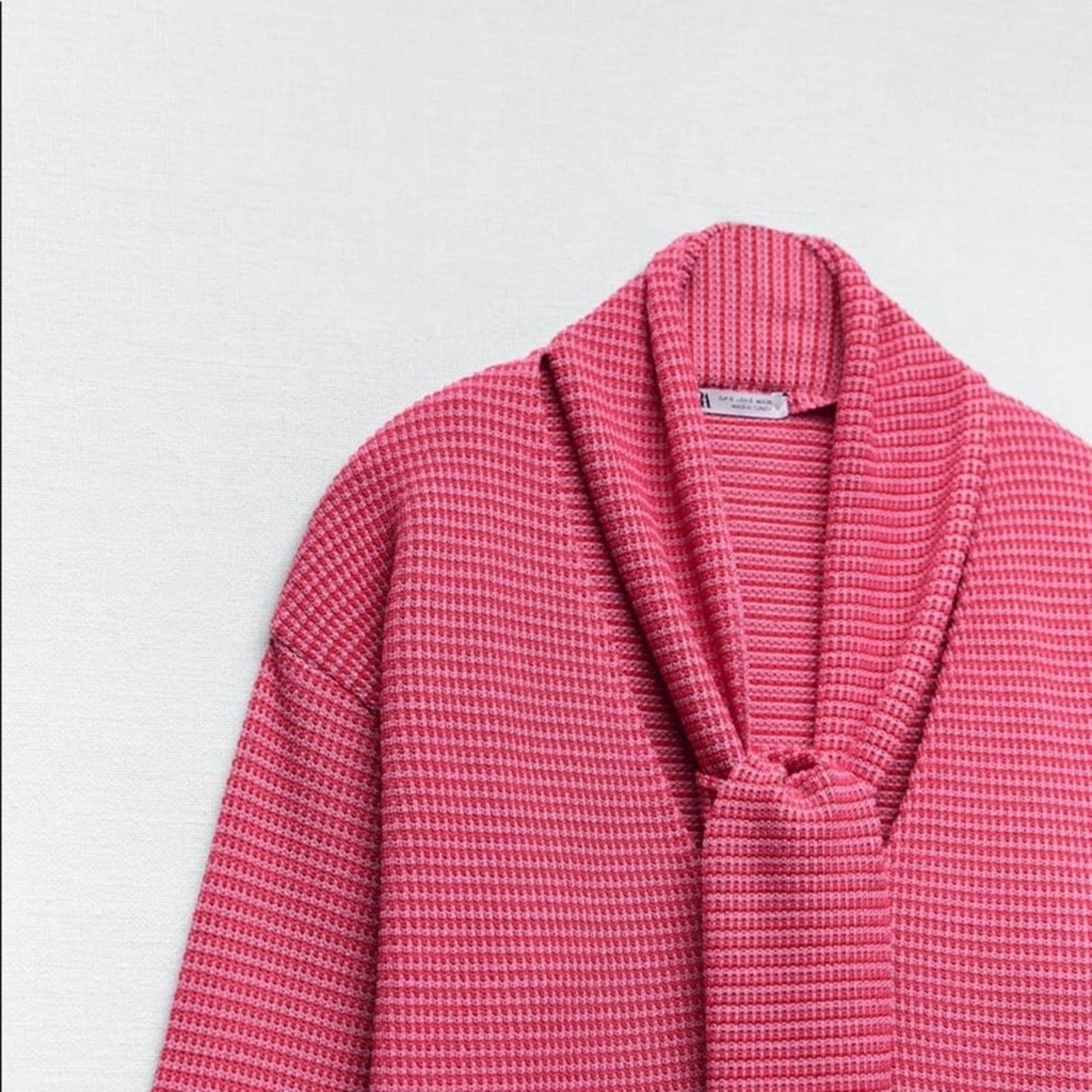 Zara ZARA STRIPED SWEATSHIRT WITH SCARF Size S / US 4 / IT 40 - 5 Thumbnail
