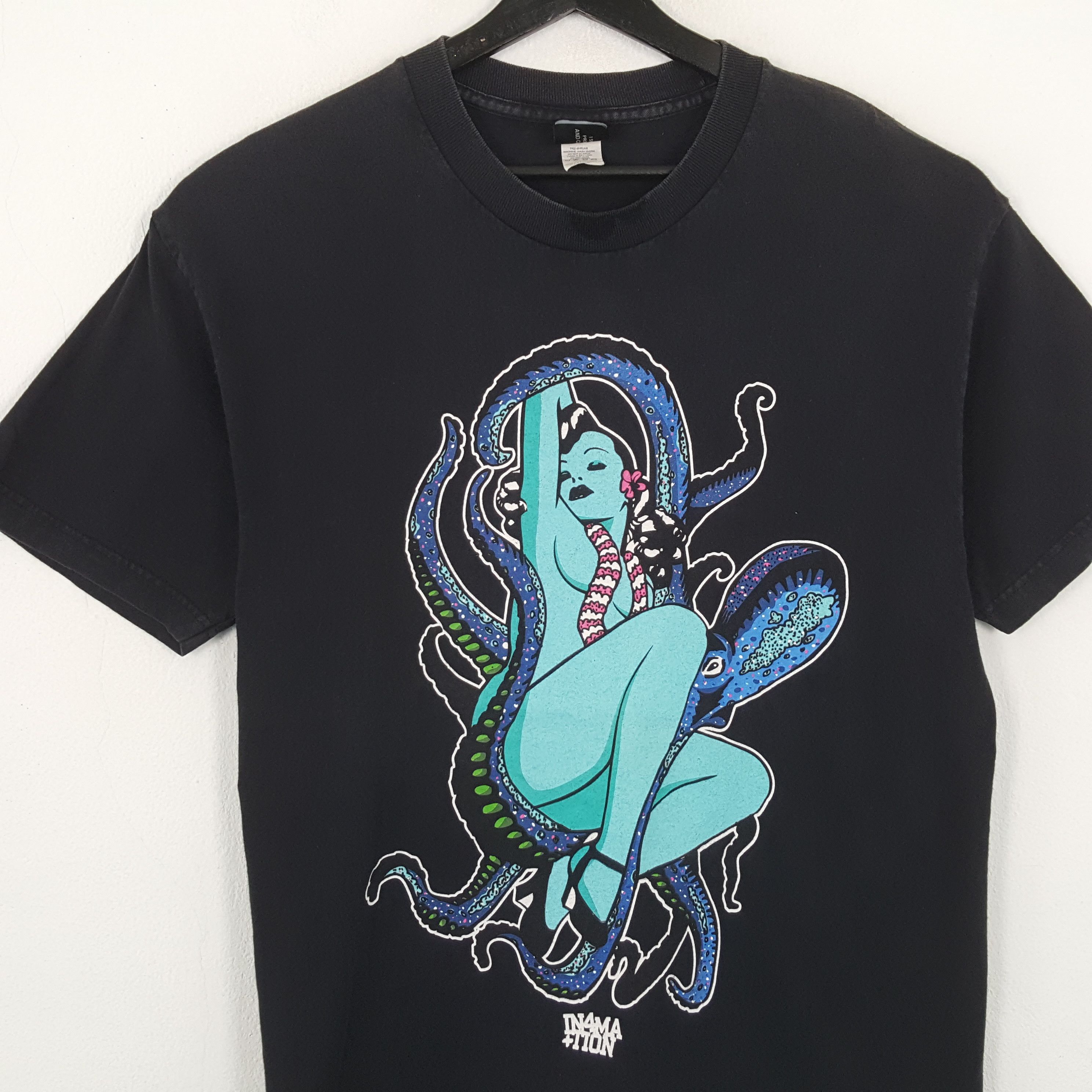 Vintage IN4MATION Streetwear Skateboard Style Tshirt Size US M / EU 48-50 / 2 - 2 Thumbnail