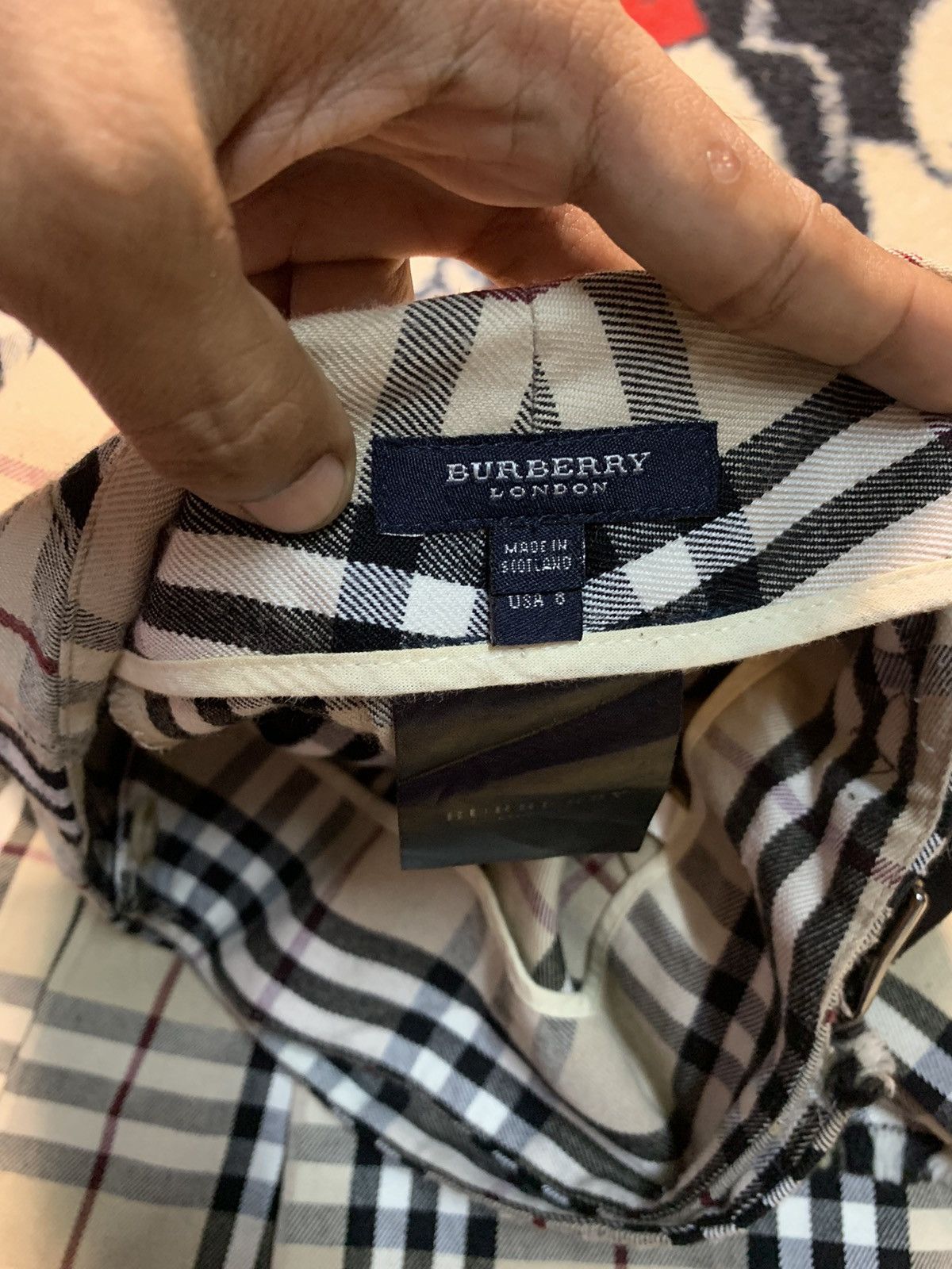 Burberry × Vintage VINTAGE BURBERRYS NOVA CHECK WOOL MADE IN SCOTLAND SKIRT Size 28" / US 6 / IT 42 - 8 Thumbnail