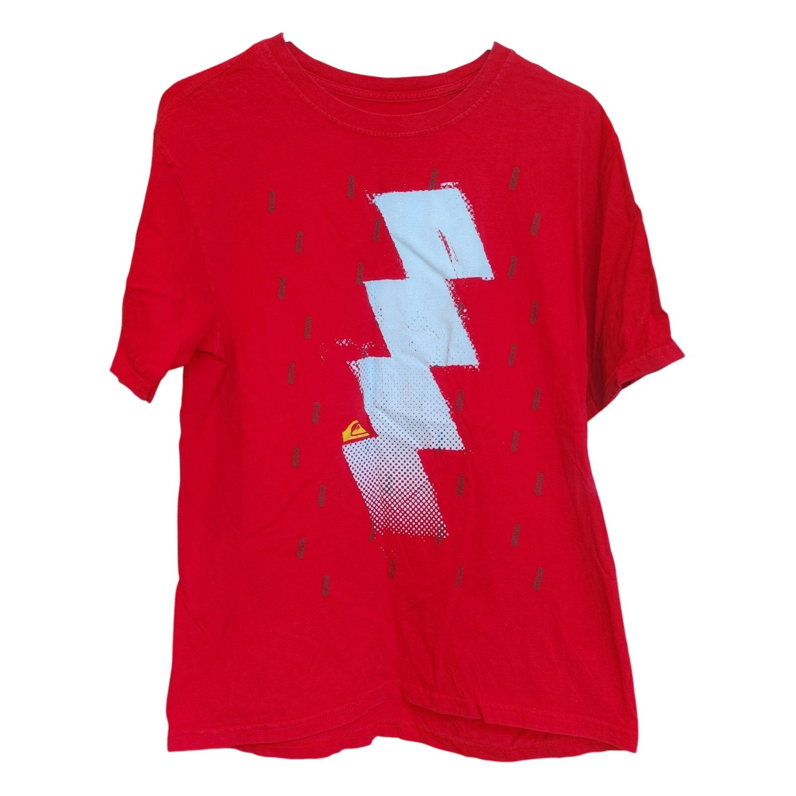 Quicksilver VTG Y2K Quicksilver Men L Red/White Lighting Bolt GraphicTee Size US L / EU 52-54 / 3 - 1 Thumbnail