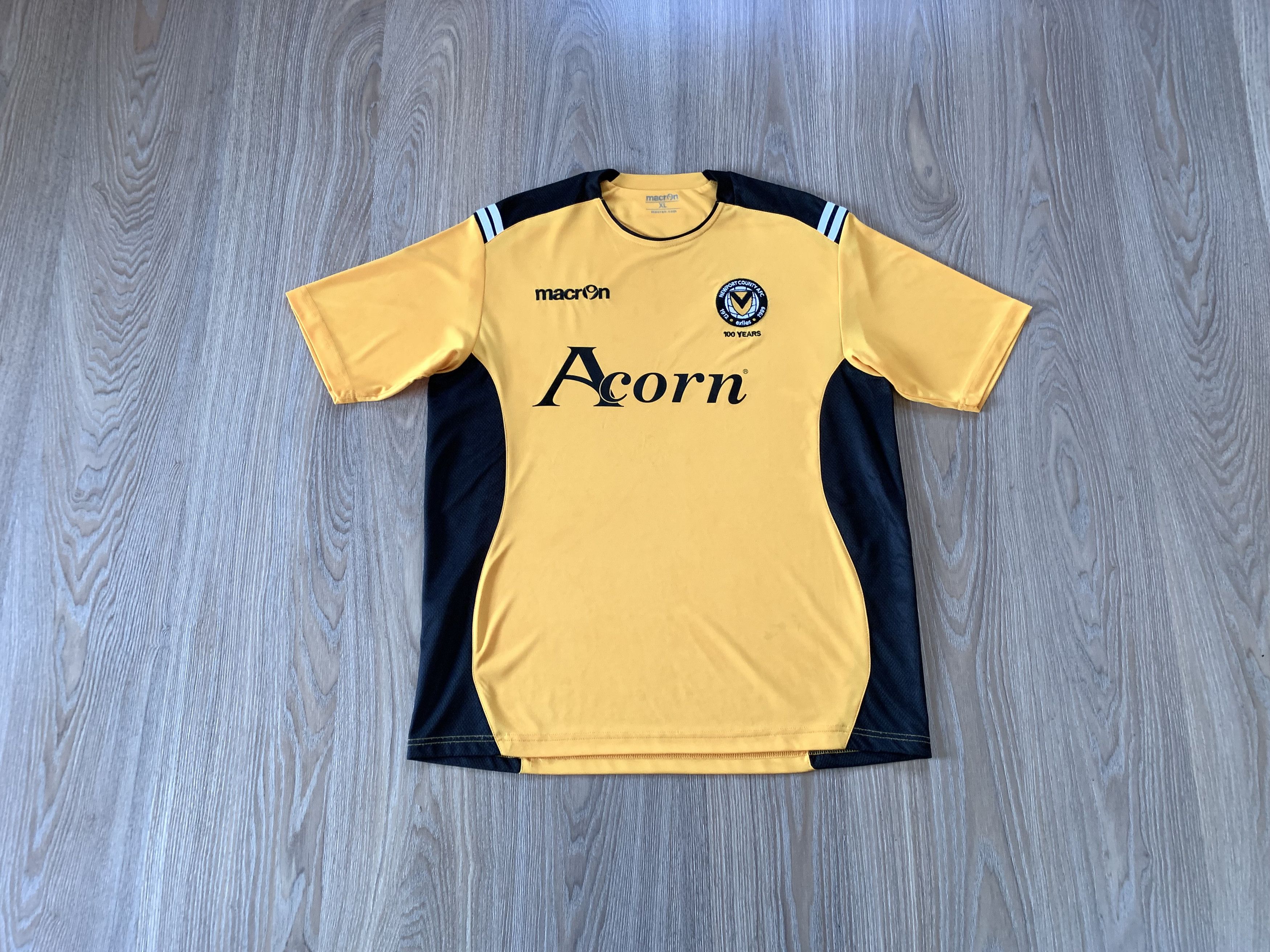 Macron × Vintage Vintage Macron Newport County Shirt Size US XL / EU 56 / 4 - 1 Thumbnail