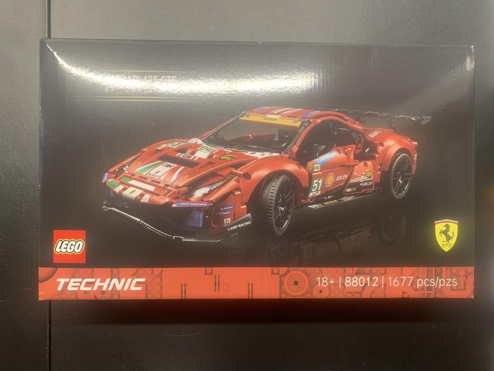 LEGO Technic 42125 Ferrari 488 GTE AF Corse