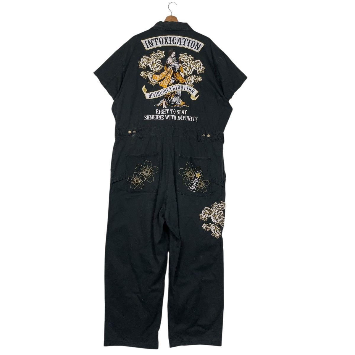Japanese Brand Divine Retribution Intoxication Embroidered Coverall Size US 36 / EU 52 - 1 Thumbnail