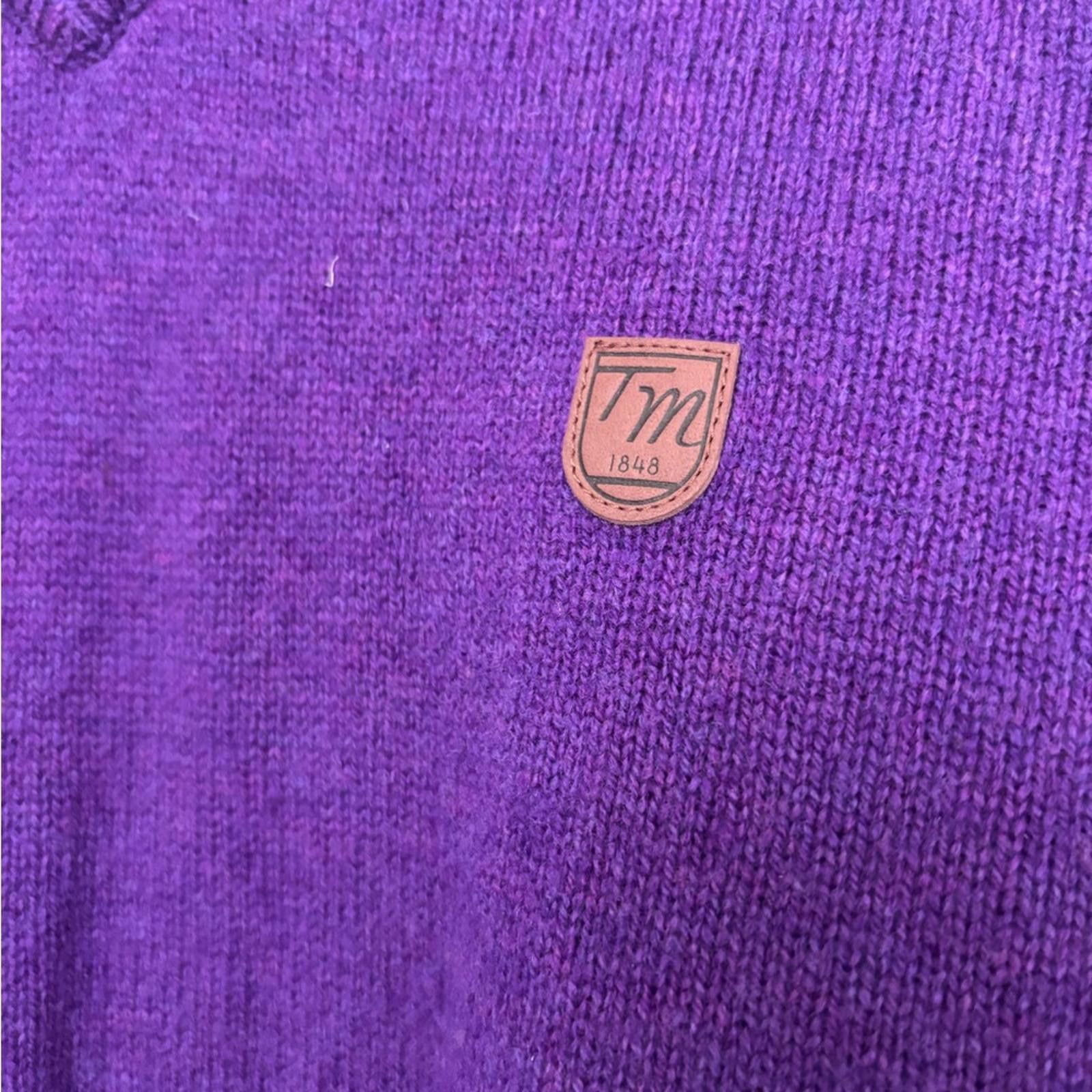 Other Tom Morris Purple Lambswool Sweater size XL Size US XL / EU 56 / 4 - 4 Thumbnail