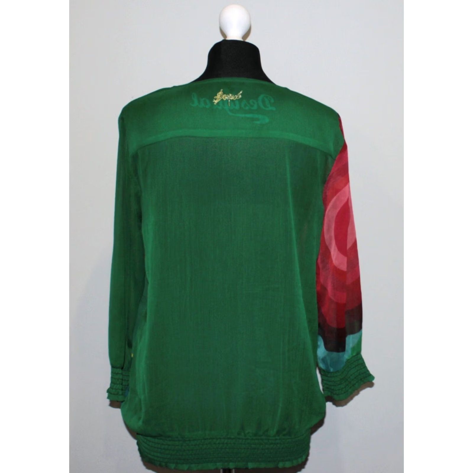 Desigual Desigual blouse shirt Size S green womens Size S / US 4 / IT 40 - 2 Thumbnail