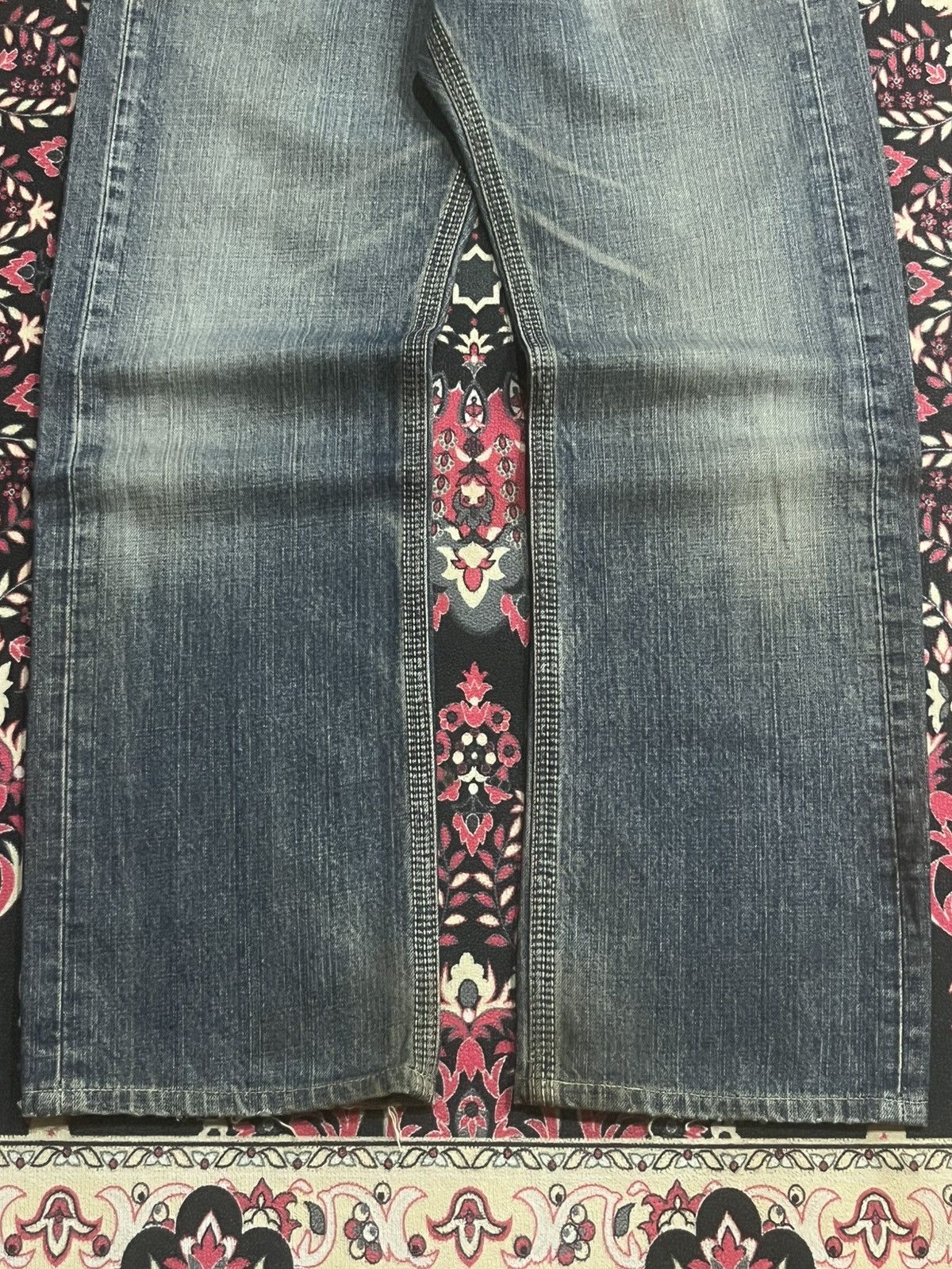 Japanese Brand Vintage Japanese Brand Bobson Cheesking Blue Faded Jeans Size US 29 - 9 Thumbnail