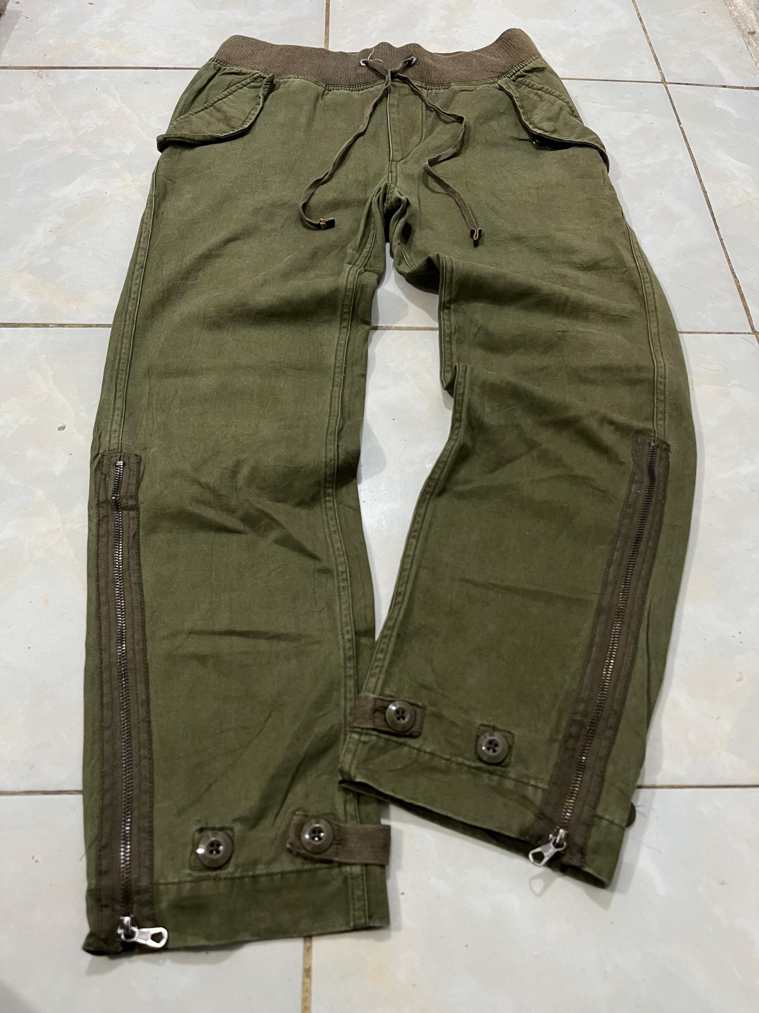 GOA Goa Military M65 style Zipper Pants Size US 29 - 2 Thumbnail