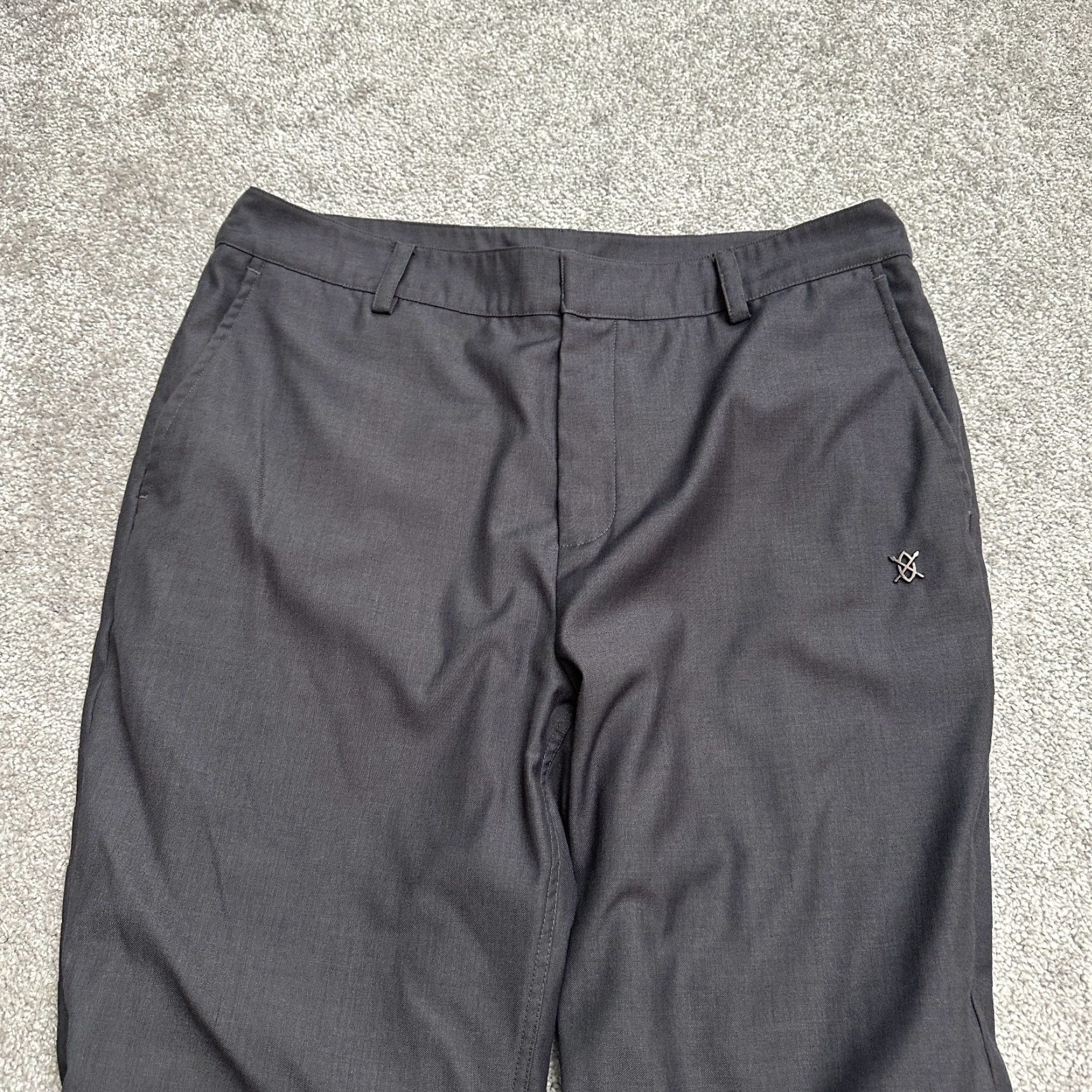 Daily Paper Daily Paper Dress Pants Men Large 36x32 Gray Regular Size US 33 - 4 Thumbnail