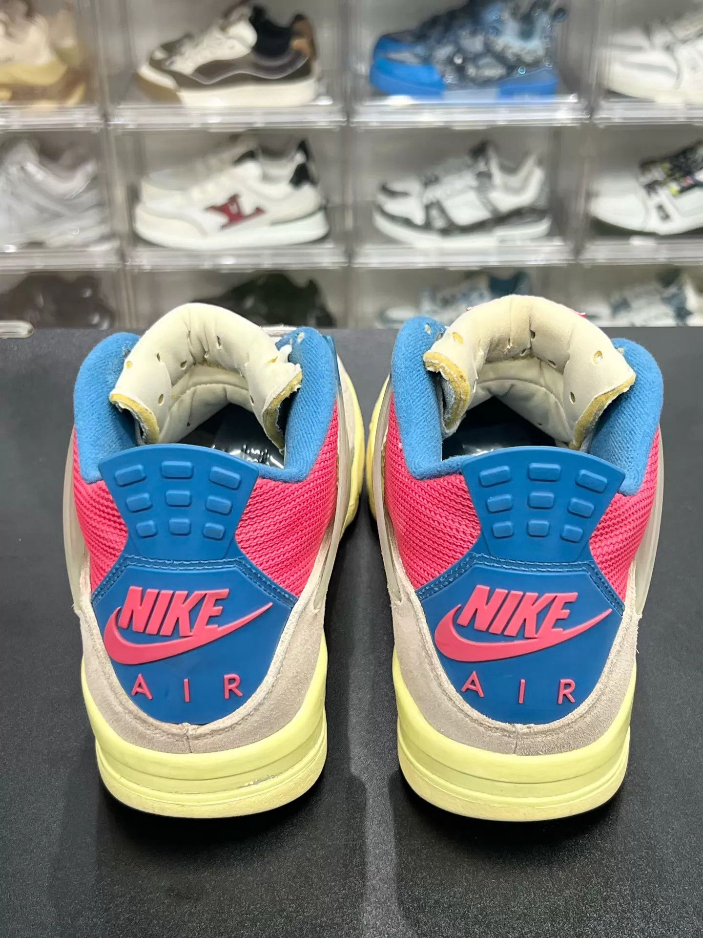 Nike AJ4 UNION Pink Blue Mid 44 With Box Size US 11 / EU 44 - 7 Thumbnail