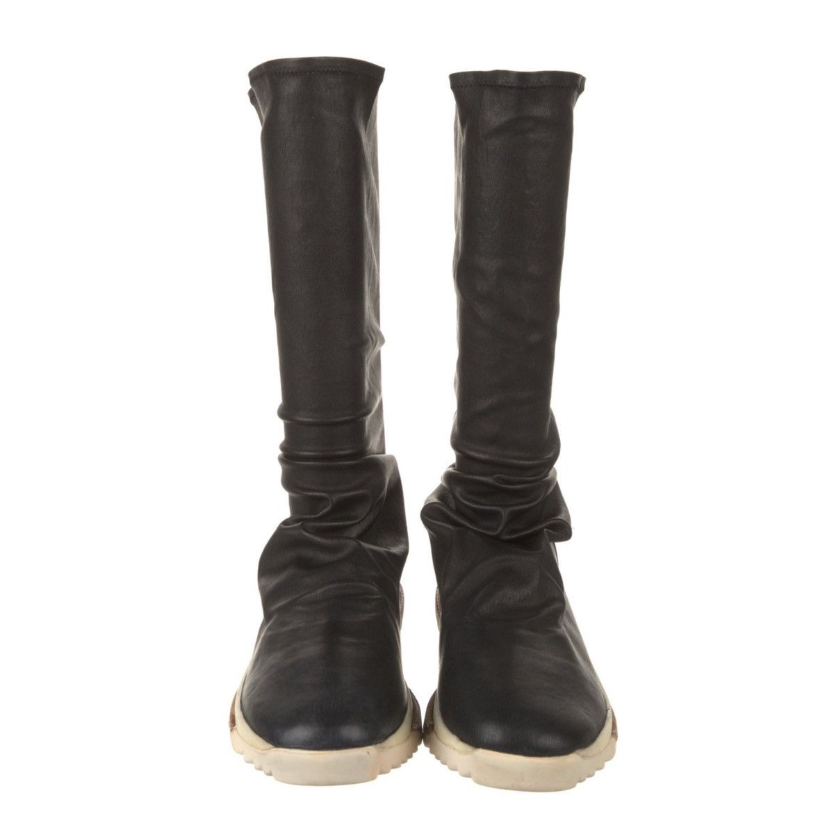Rick Owens Rick Owens - Dirt Grafton leather sock boots SS18 Size US 12 / EU 45 - 3 Thumbnail