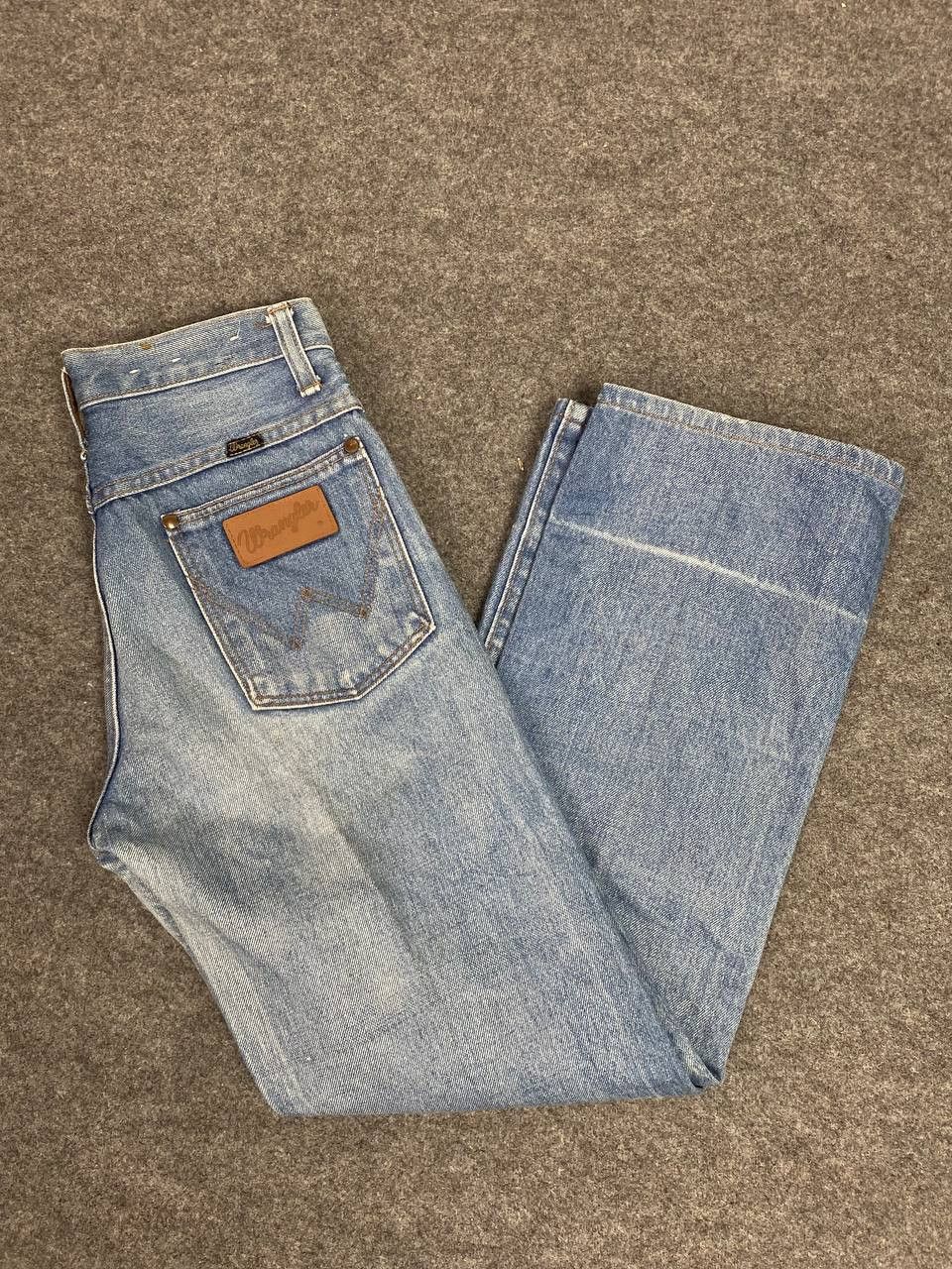 Vintage vintage wrangler lightwash denim nice design Size US 27 - 2 Thumbnail