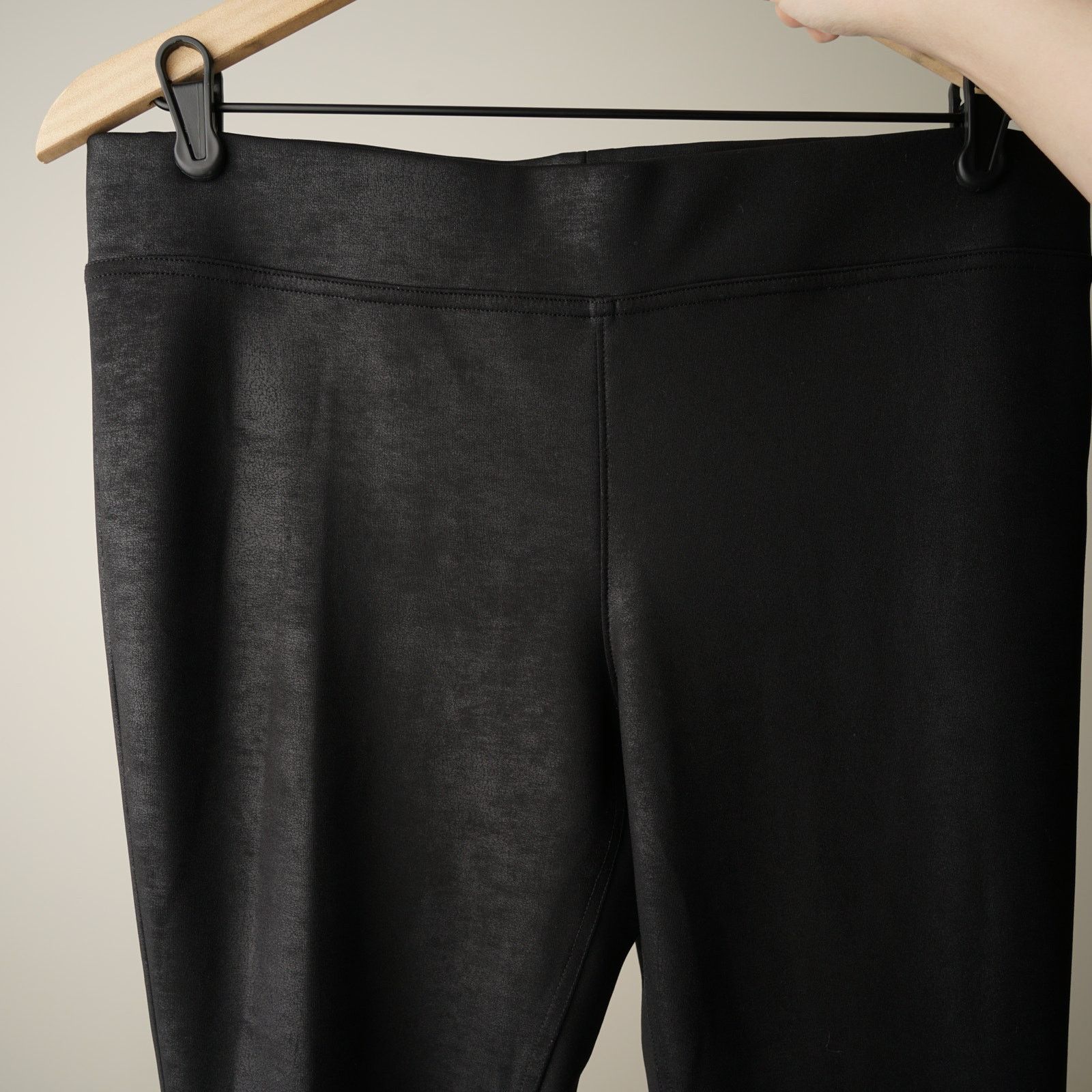 Free People Free People Subtle Metallic Inner Zipper Ankle Pants Black M Size 32" / US 10 / IT 46 - 3 Thumbnail