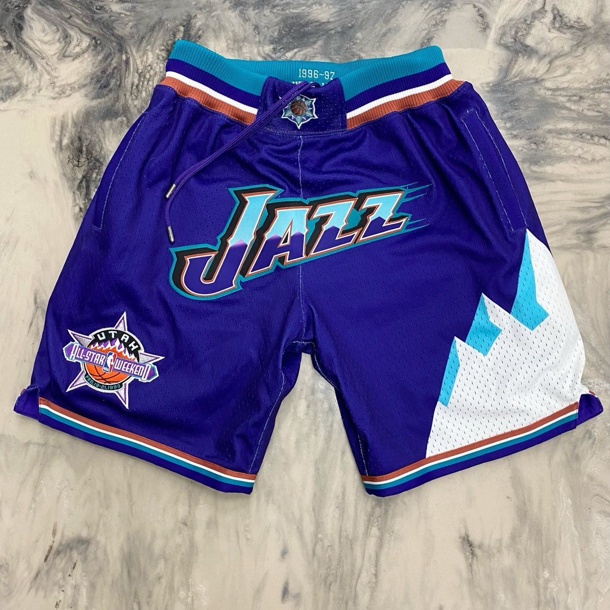 Just Don Just Don Utah jazz shorts purple road small authentic Size US 30 / EU 46 - 1 Thumbnail