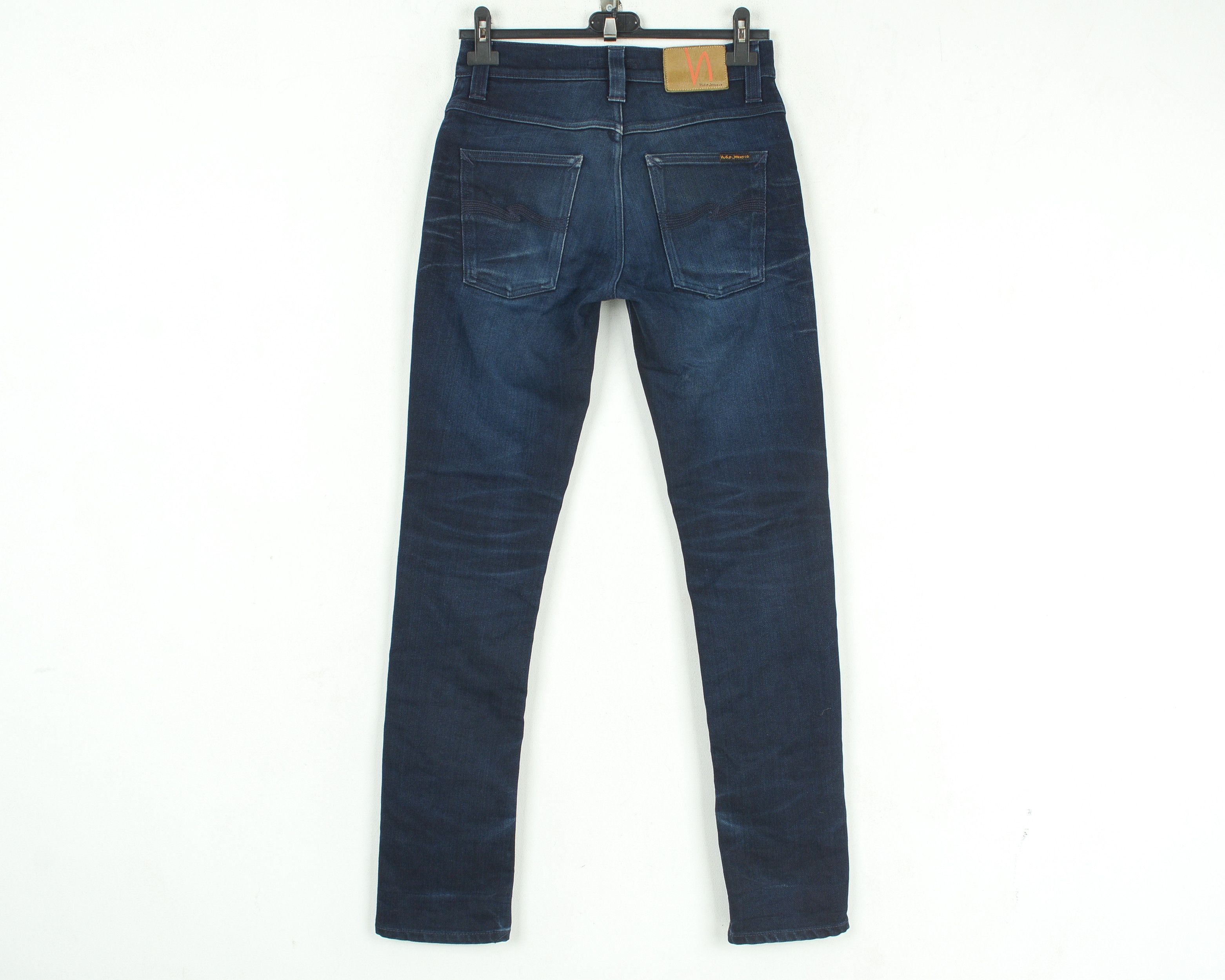 Nudie Jeans Grim Tim Dark Shine Men W29 L32 Slim Straight Pants Trousers Size US 29 - 4 Thumbnail