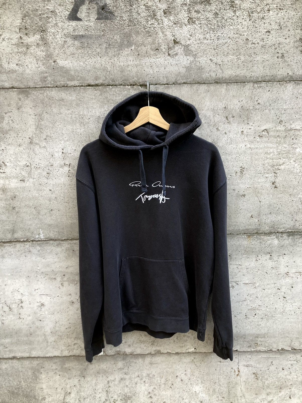 Rick Owens X Tommy Cash 2019 Black Printed Logo Hoodie