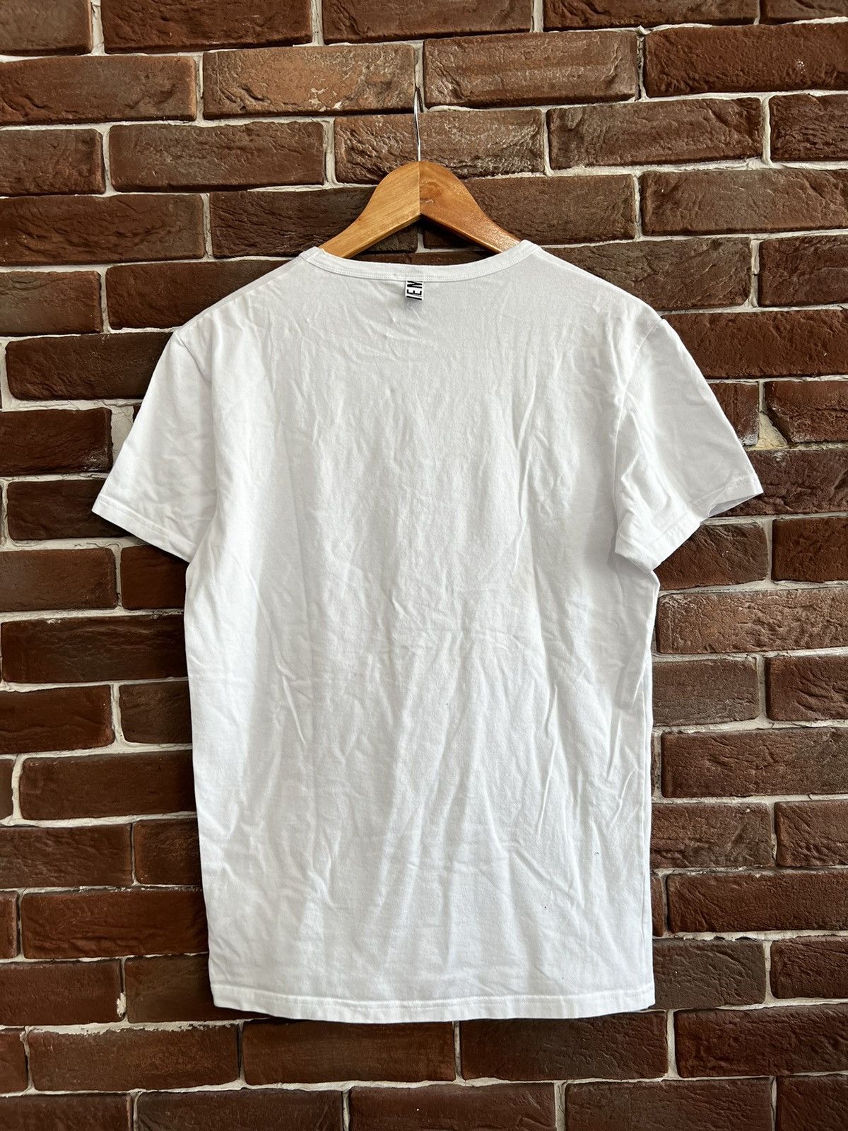 Dirk Bikkembergs Vintage Dirk Bikkembergs Logo Hype Tshirt XL white Soccer Size US XL / EU 56 / 4 - 2 Thumbnail