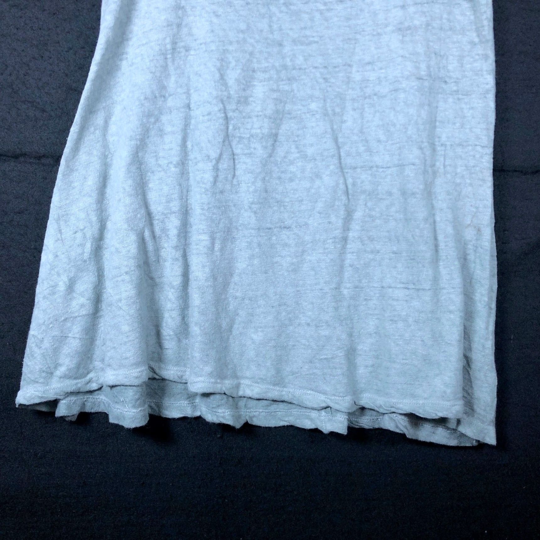 Anthropologie Anthropologie Akemi + Kin Womens Blouse Sleeveless Tank Linen Blend Small Blue Gray Boho Chic Casual Shirt Women Size S / US 4 / IT 40 - 3 Thumbnail