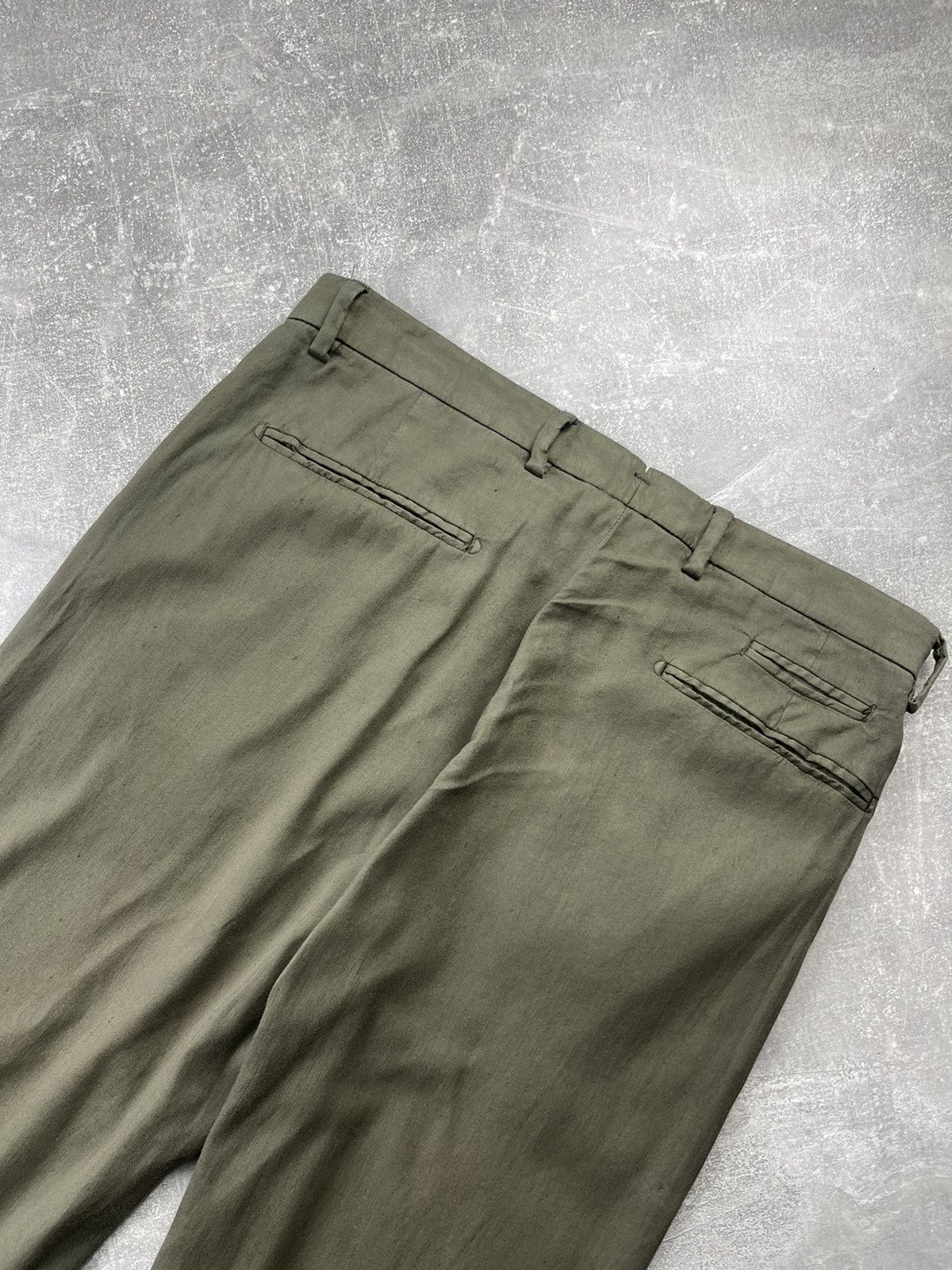 Other Quattro.decimi Olive Green Italian Avant Garde Cotton Pants Size US 32 / EU 48 - 9 Thumbnail