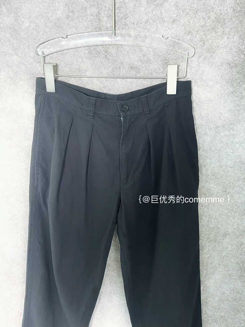 Comme des Garcons Comme des Garcons size S Dark gray blue retro cropped pant Size 23" - 3 Thumbnail