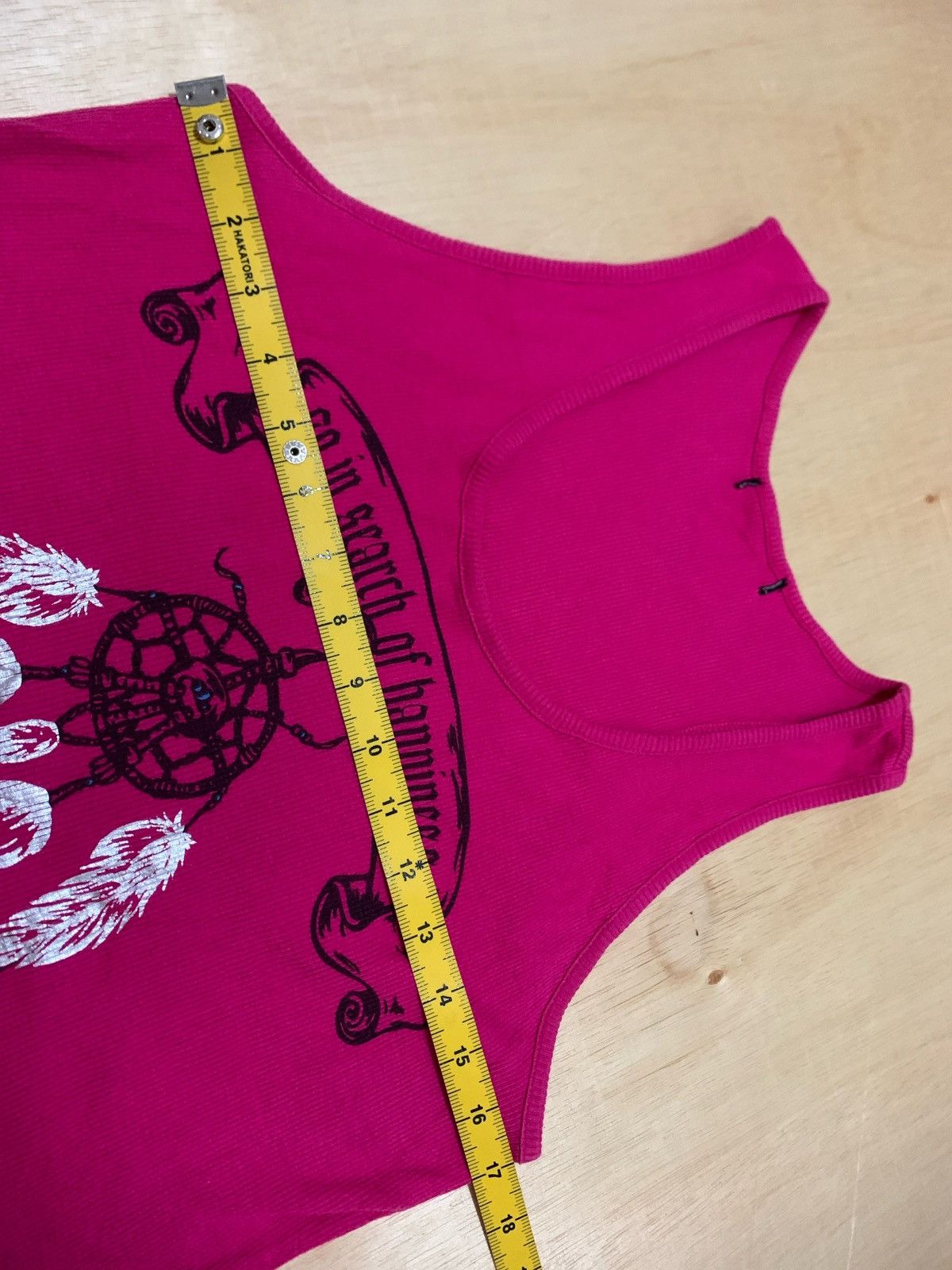 Hysteric Glamour × If Six Was Nine × Japanese Brand Y2k go in search of happiness Tank top punk style Size ONE SIZE - 10 Thumbnail