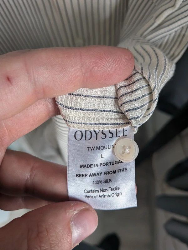 Other Luxury Odyssée Silk Shirt | 100% Silk Portugal Rare Find Size US L / EU 52-54 / 3 - 3 Thumbnail