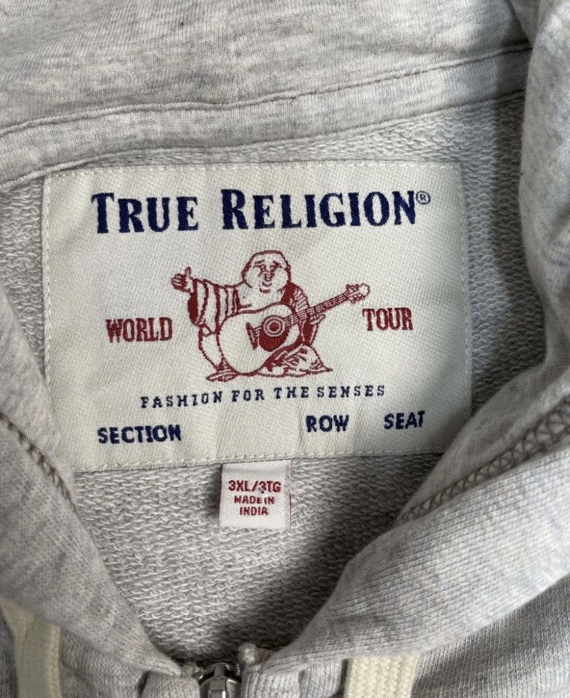 Japanese Brand × True Religion Vintage True Religion Avantgarde Y2K Zip Hoodie Size US XXL / EU 58 / 5 - 5 Thumbnail