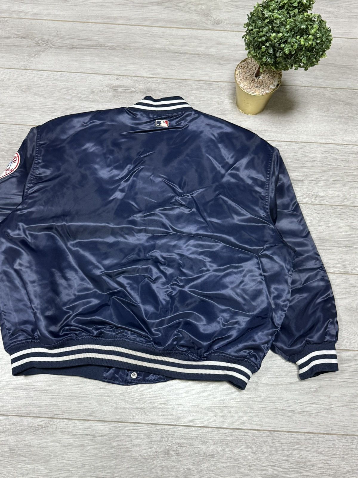 Majestic Majestic Yankees vintage baseball bomber varsity buttons Size US XXL / EU 58 / 5 - 12 Thumbnail