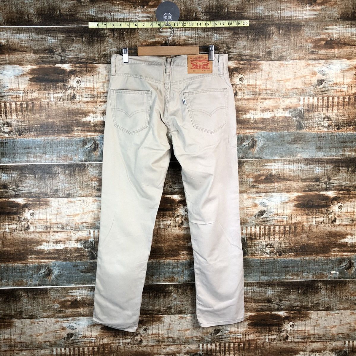 Levi's DL Levis 511 Brown Casual Cargo Pants #C196 Size US 30 / EU 46 - 12 Thumbnail
