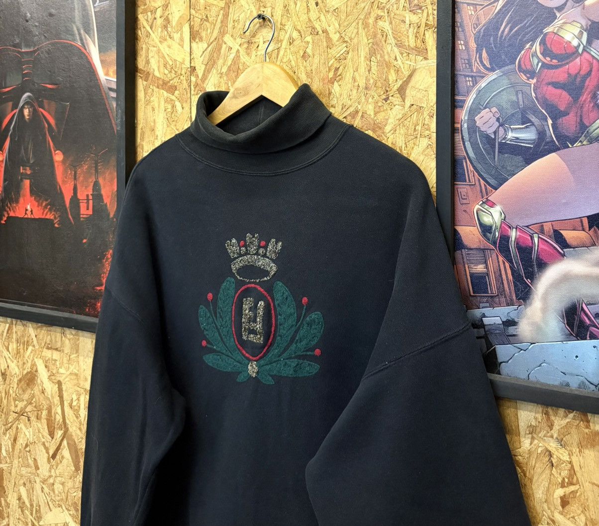 Fendi Vintage Fendi Turtle Neck Sweatshirt 🔥 Size US M / EU 48-50 / 2 - 1 Thumbnail