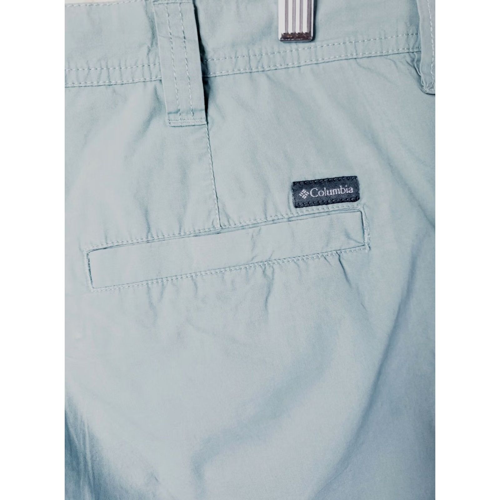 Vintage Columbia Men Regular Cotton Blend Outdoor Utility Shorts - Size 38 x 10 Green Size US 38 / EU 54 - 7 Thumbnail