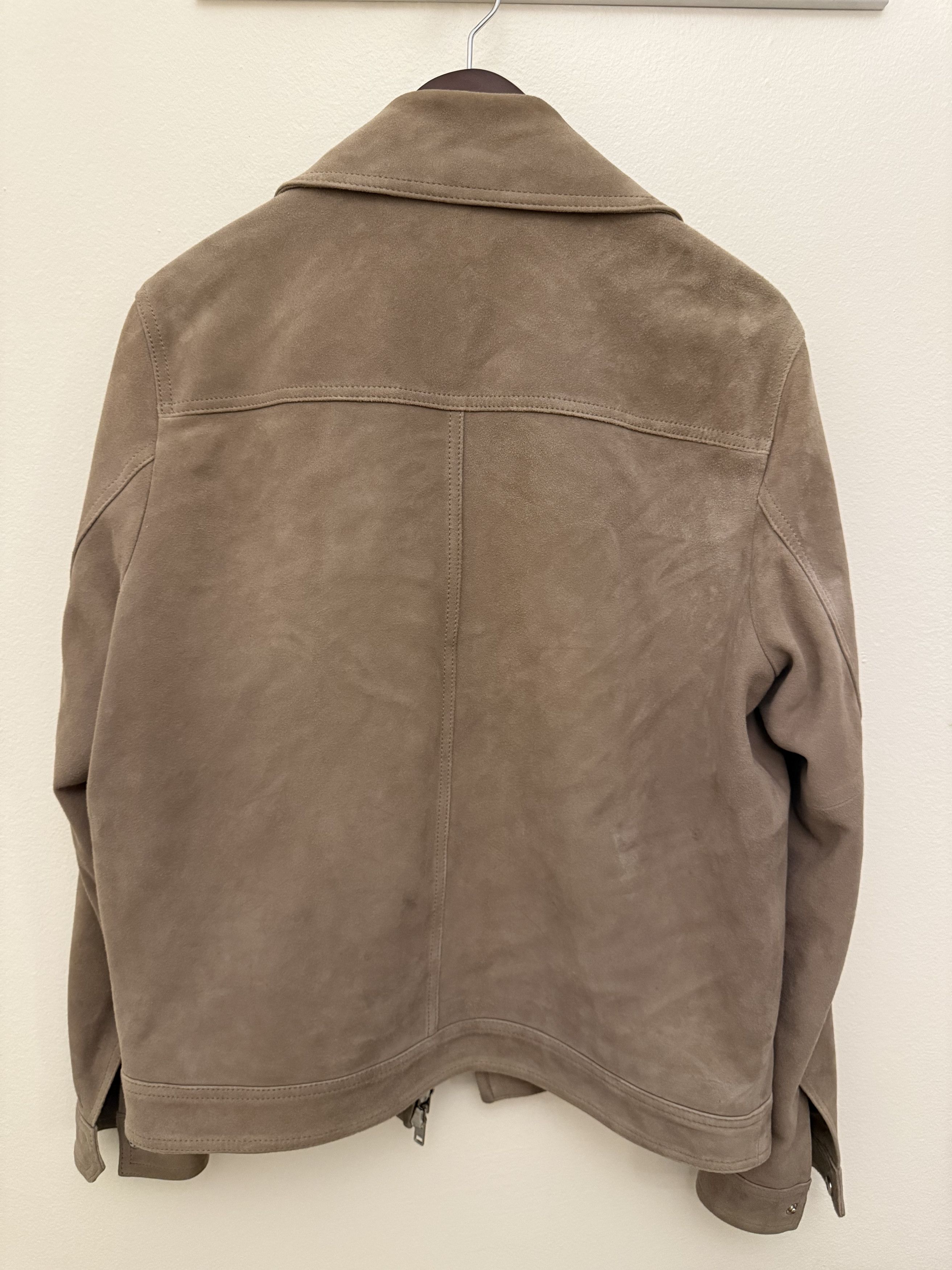Neiman Marcus Neiman Marcus Suede Trucker Jacket Size US M / EU 48-50 / 2 - 3 Thumbnail