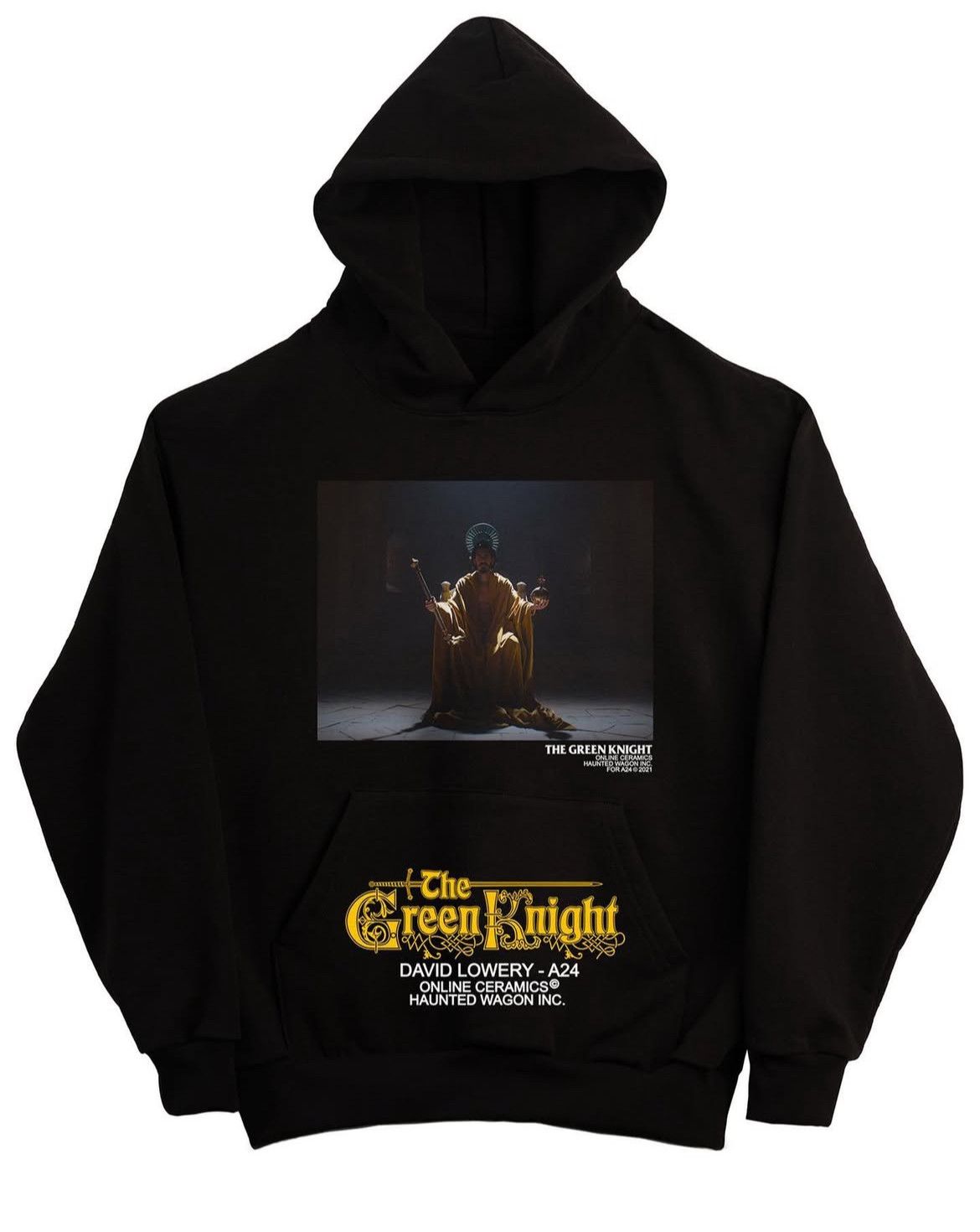 A24 × Online Ceramics The Green Knight Legend Forged by Fire Hoodie Size US XL / EU 56 / 4 - 8 Thumbnail
