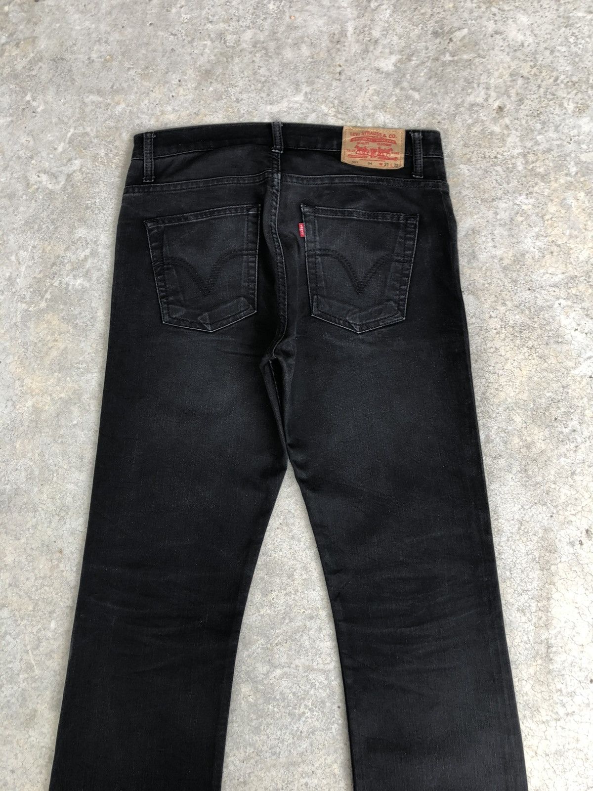If Six Was Nine Y2k Levi’s Flared Jeans Distressed Denim 507 Size US 32 / EU 48 - 8 Thumbnail