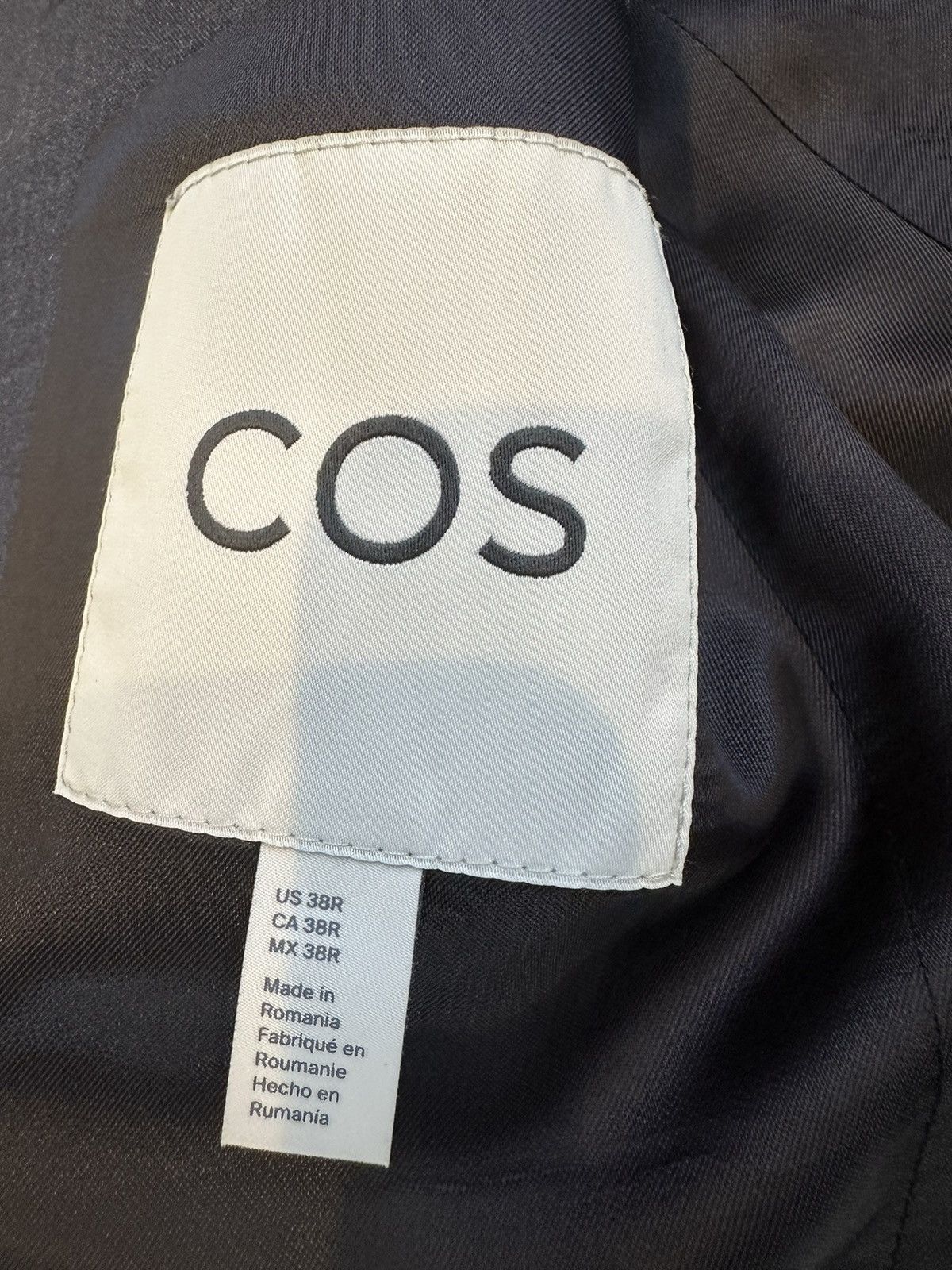Cos COS Melange Wool Blazer Slim Fit Size 38R Size 38R - 14 Thumbnail
