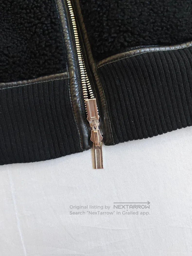 Hermes Hermes Leather and fur integrated jacket double-sided coat Size US S / EU 44-46 / 1 - 7 Thumbnail
