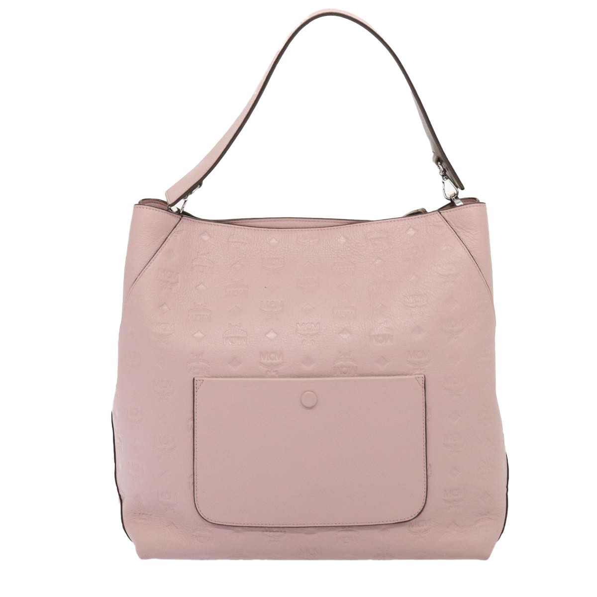 MCM Visetos Pink Leather Shoulder Bag (Pre-Owned) Size ONE SIZE - 1 Thumbnail