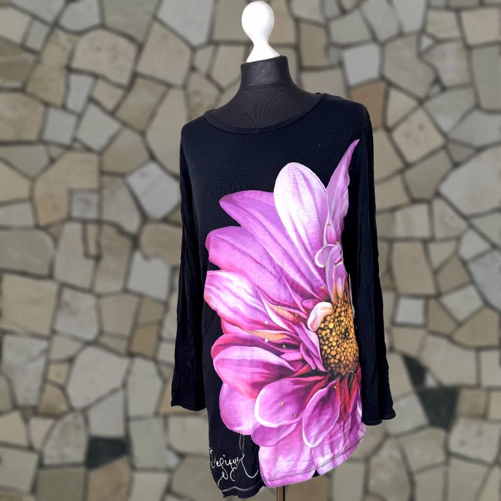 Desigual Desigual XL Womens Shirt Tunic Size XL Black Long Sleeve Defect Size XL / US 12-14 / IT 48-50 - 1 Thumbnail