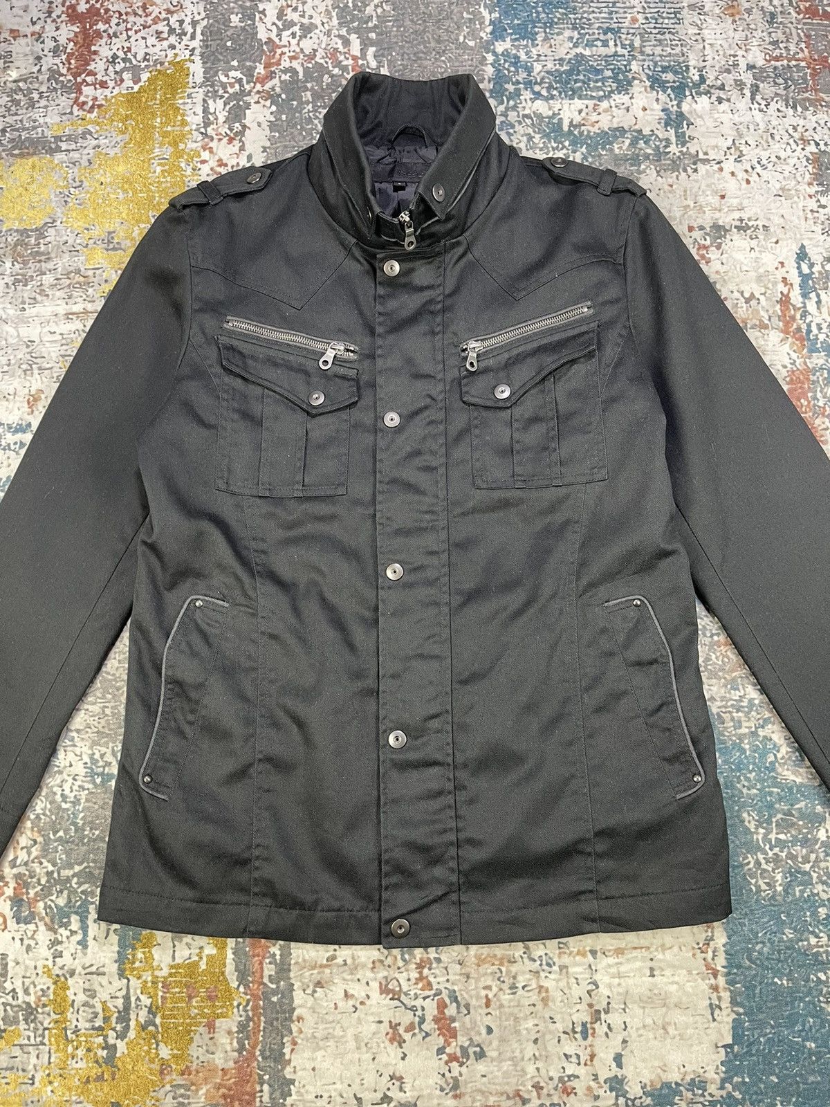 Mossimo Mossimo Multi Pocket Avant Garde Jackets Size US M / EU 48-50 / 2 - 2 Thumbnail