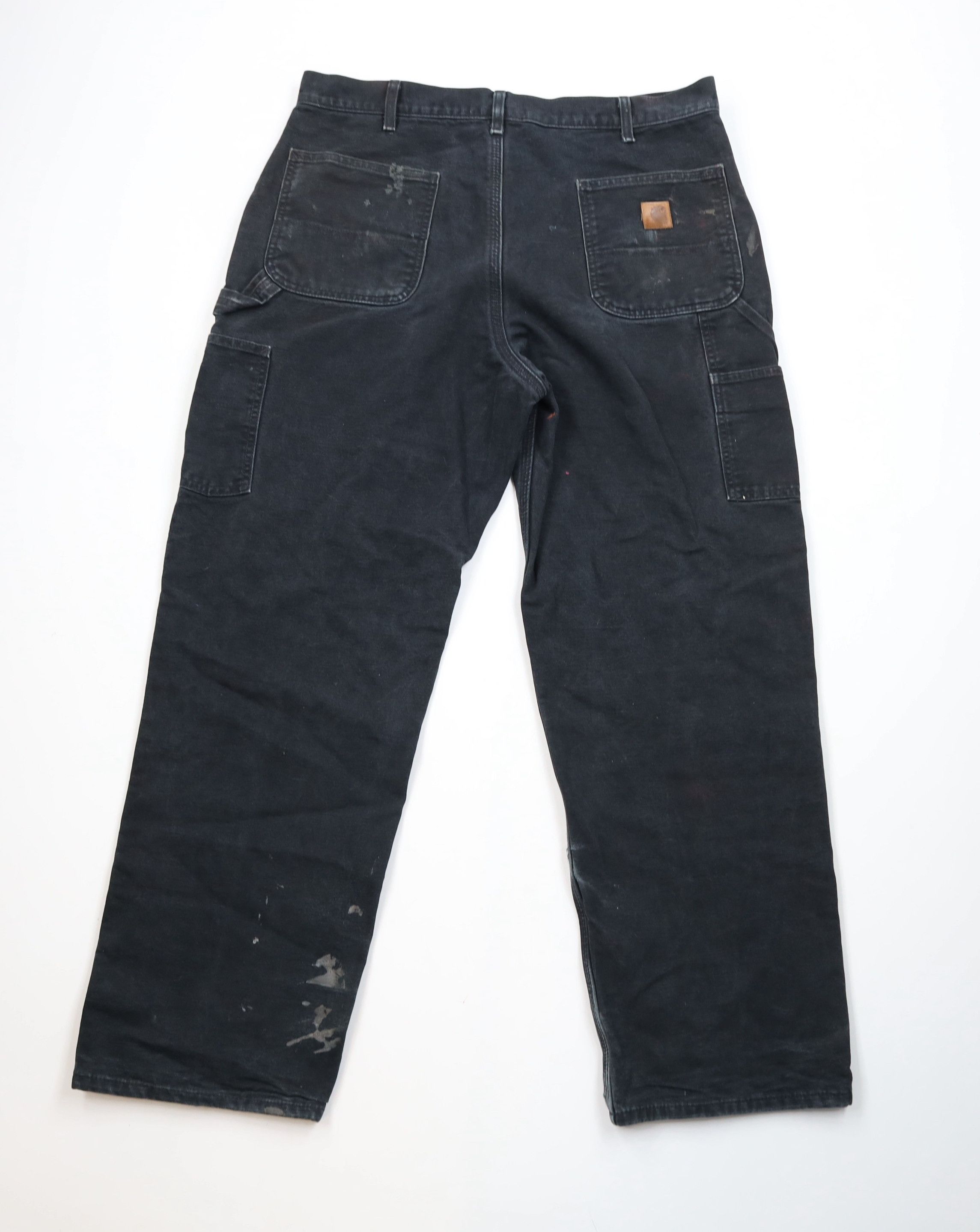Carhartt Vintage 90s Carhartt Flannel Lined Wide Leg Canvas Pants Size US 38 / EU 54 - 10 Thumbnail
