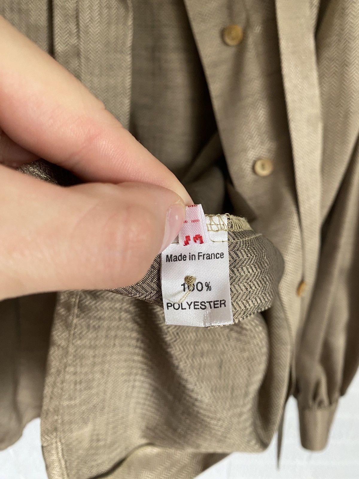 Vintage × Yves Saint Laurent Vintage Yves Saint Laurent Cowear Blouse Polyester Shirt Size M / US 6-8 / IT 42-44 - 13 Thumbnail