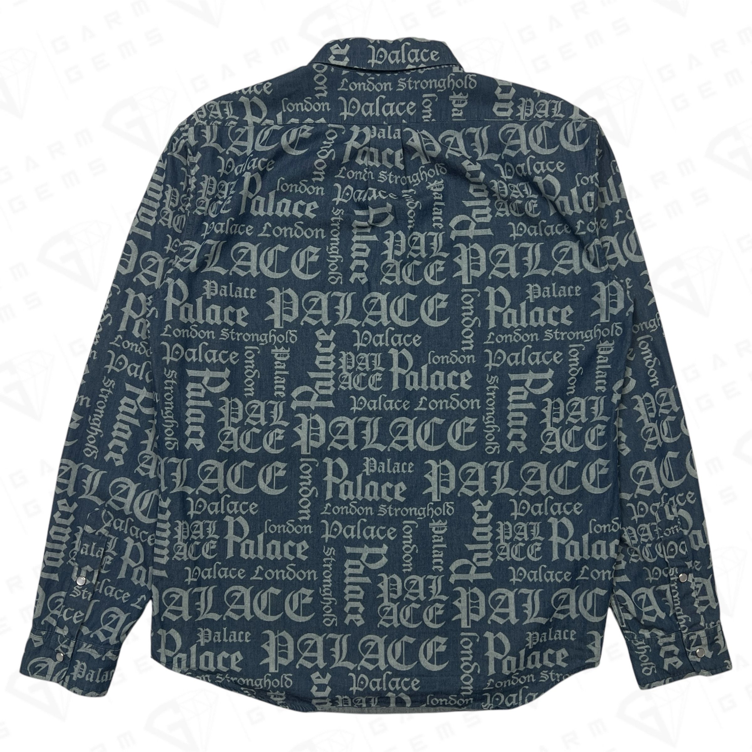 Palace Palace Ye Olde But A Goldie Button Up Long Sleeve Shirt Size US L / EU 52-54 / 3 - 2 Thumbnail