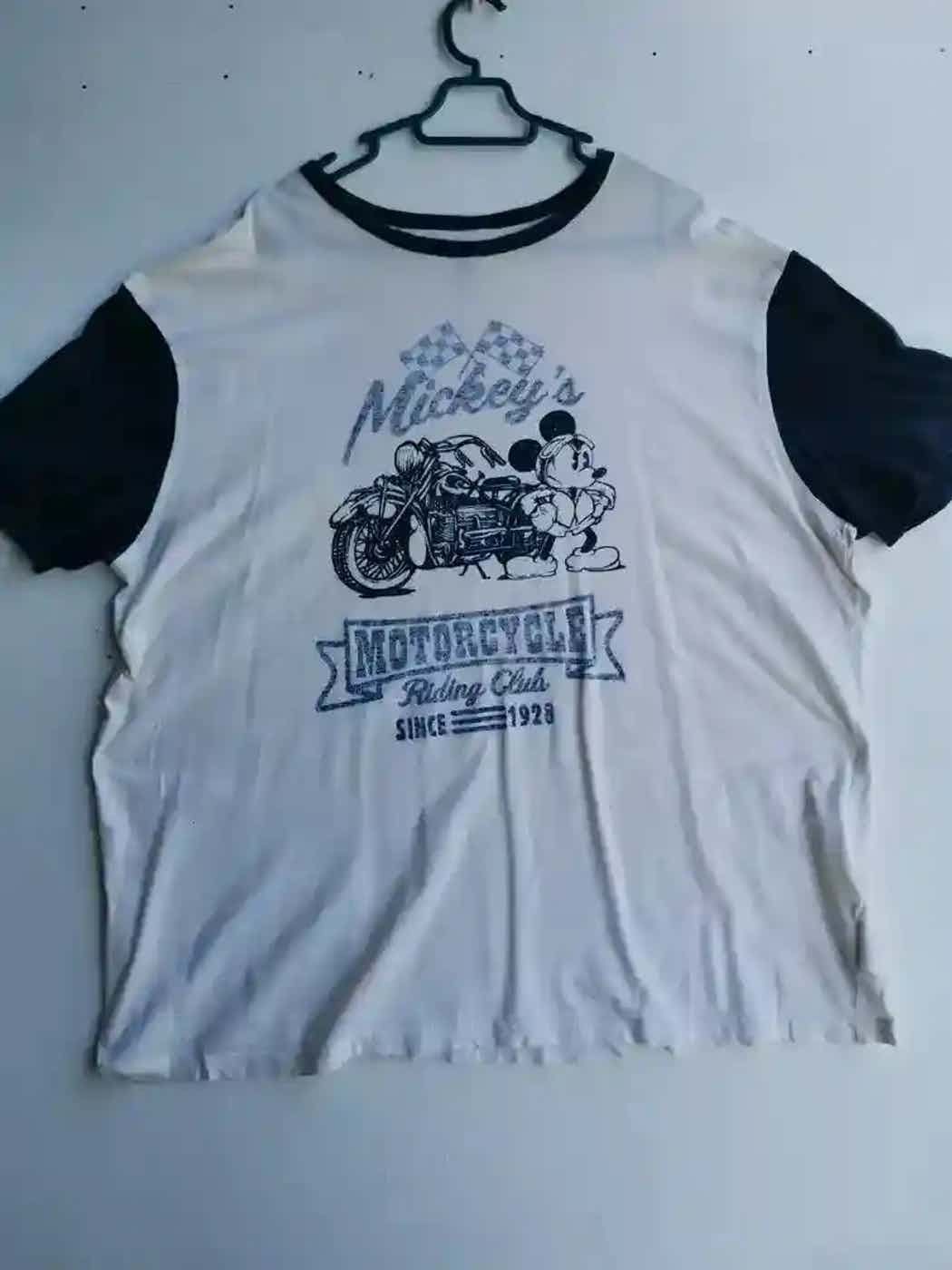 Disney Vintage Disney Mickey Mouse Motorcycle Riding Club T-shirt Size US XL / EU 56 / 4 - 1 Thumbnail