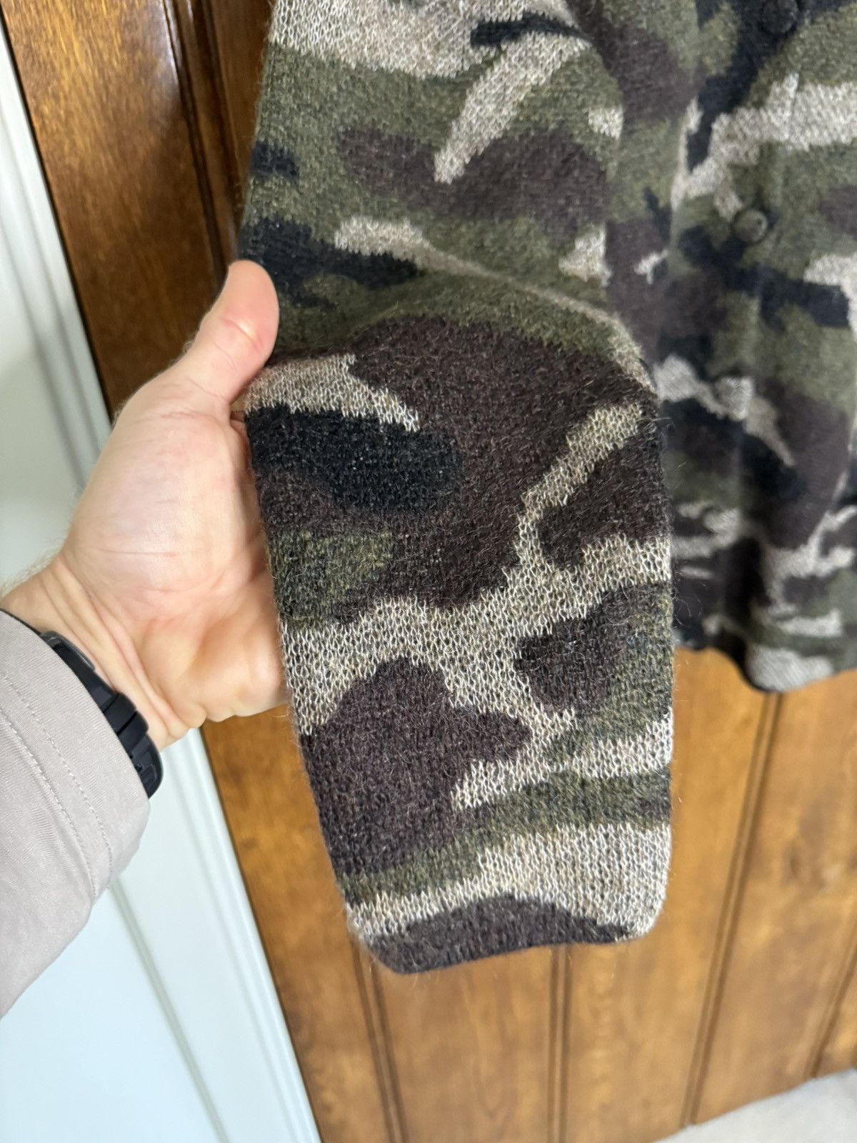 Saint Laurent Paris SS15 Saint Laurent camo camouflage cardigan Hedi Psych Rock Size US S / EU 44-46 / 1 - 11 Thumbnail