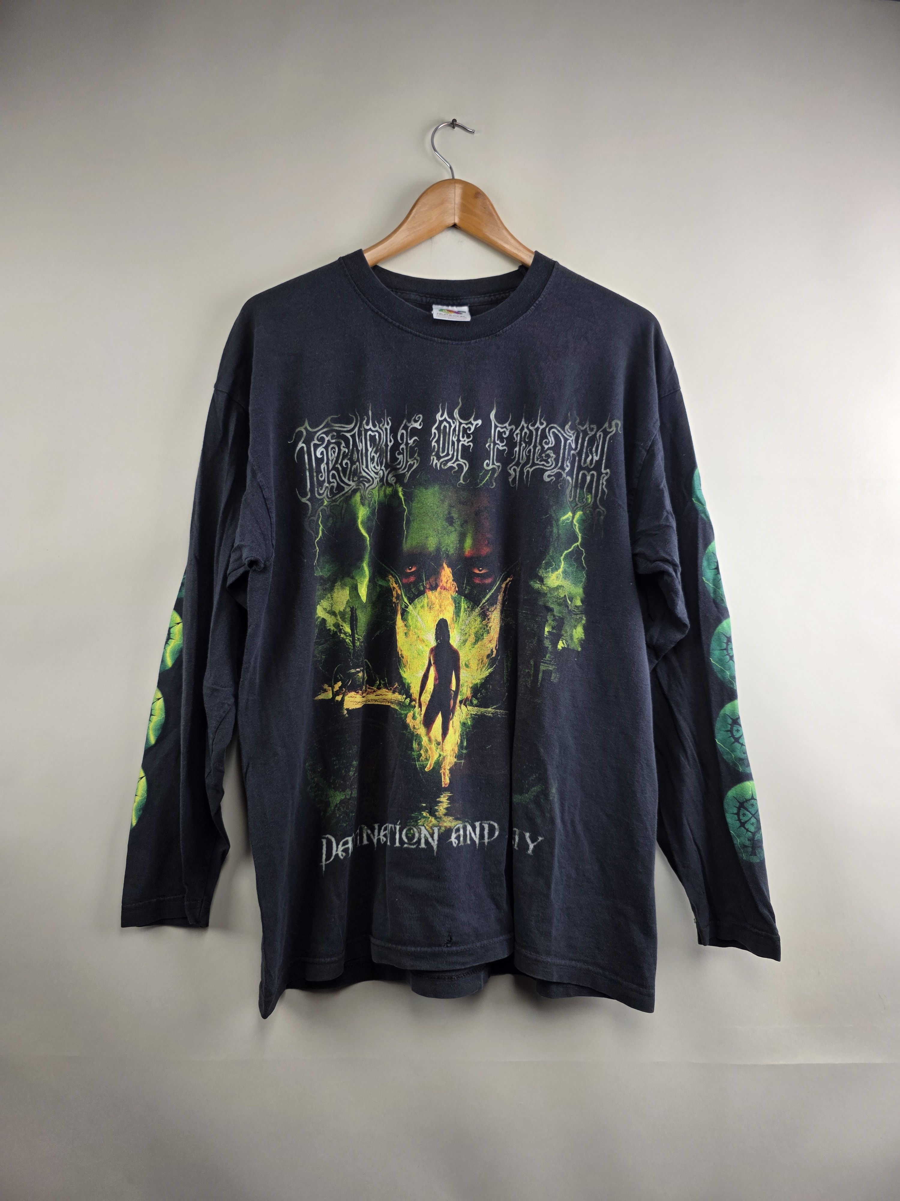 Band Tees × Vintage 2003 Cradle of Filth Damnation and a day Long-sleeve L Size US L / EU 52-54 / 3 - 9 Thumbnail