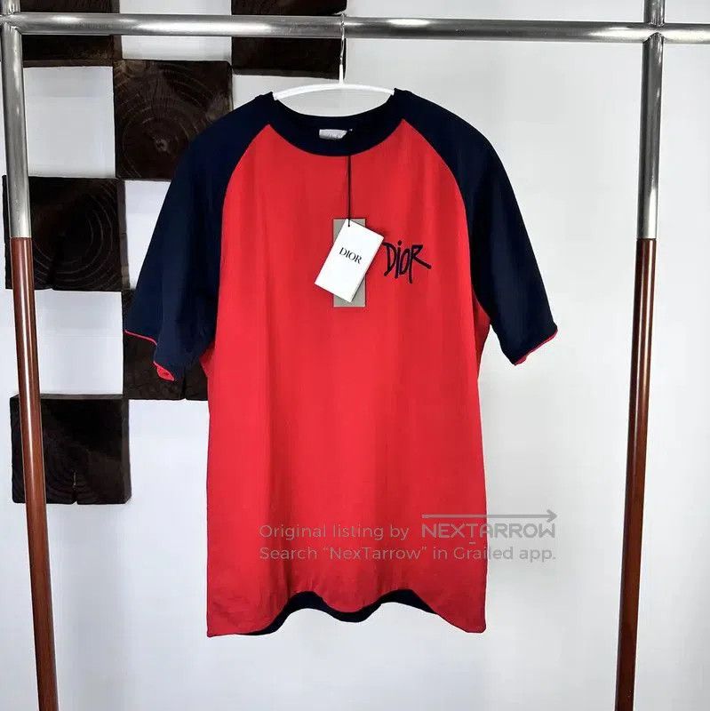 Dior Dior 'Late Night Paris' Red Cotton SS Tee | Grailed