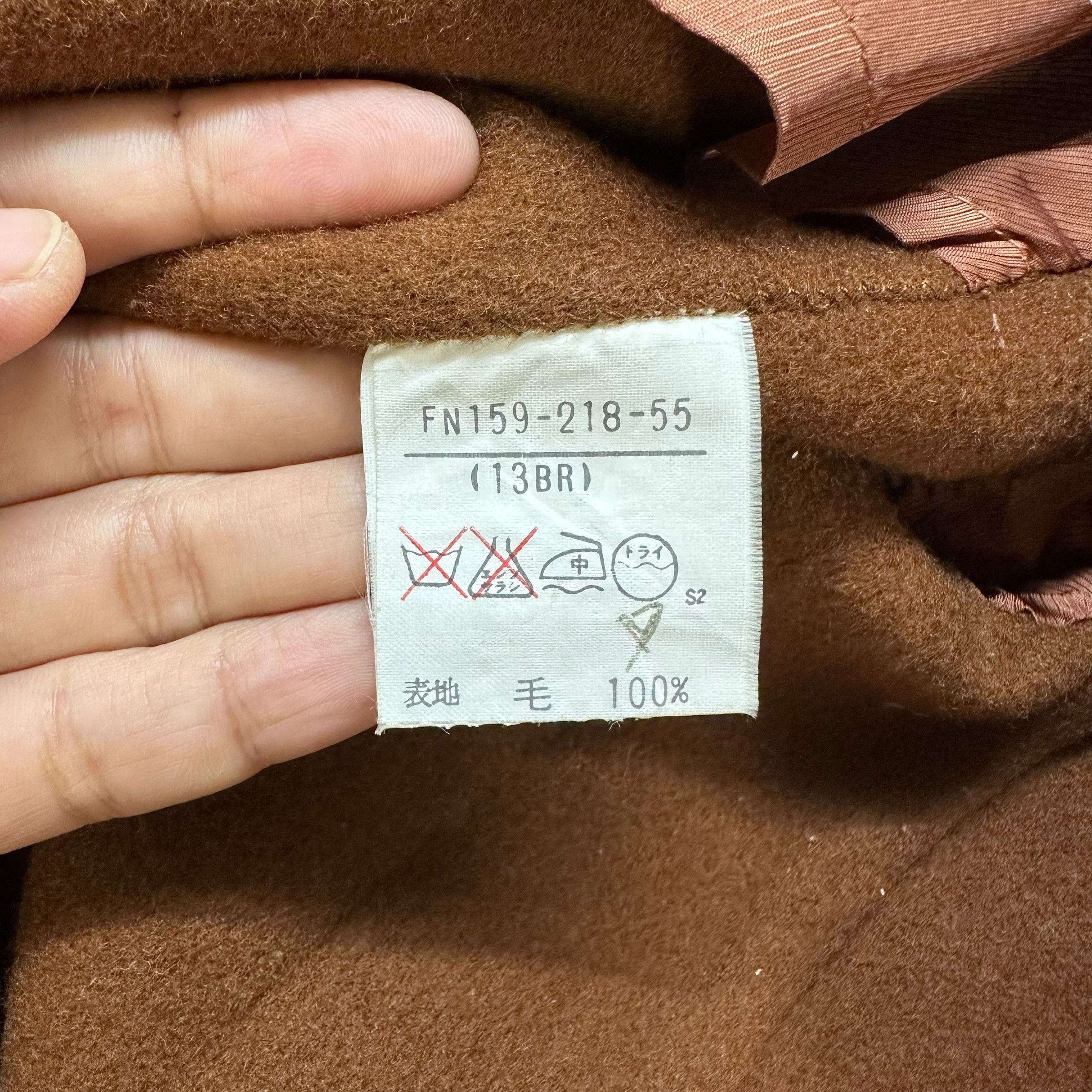 Burberry 90's BURBERRYS Double Breast Wool Coat #A63-1522 Size US M / EU 48-50 / 2 - 8 Thumbnail