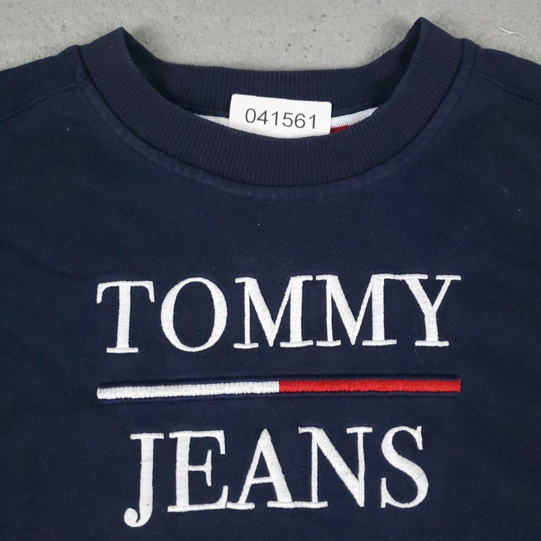 Tommy Hilfiger VINTAGE Tommy Hilfiger Sweater Dress Women XXS Short Sleeve Knit Logo Crew Neck Casual Modern Blue Size XXS / US 00 / IT 34 - 2 Thumbnail